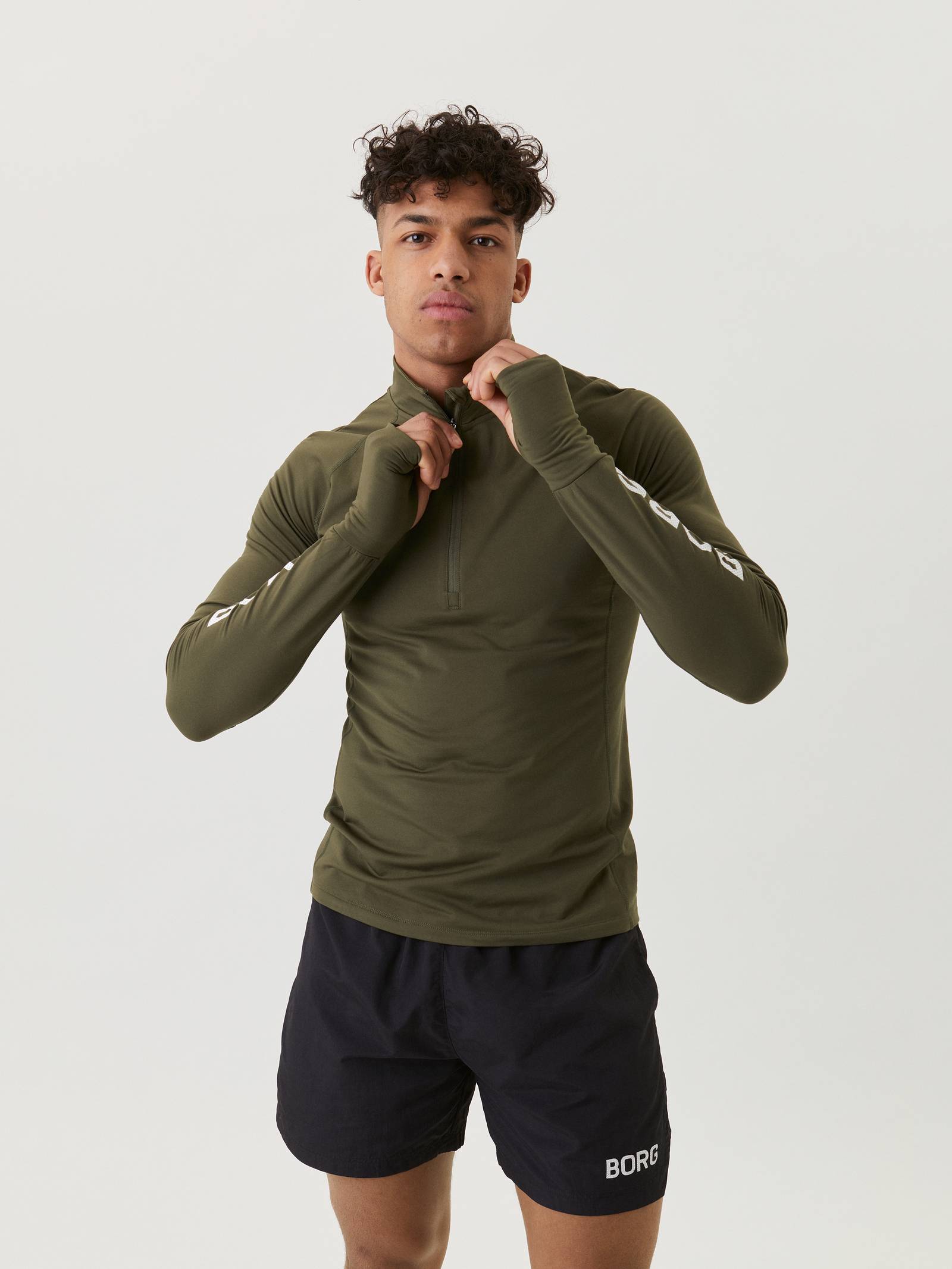 Borg Midlayer Half Zip image 1