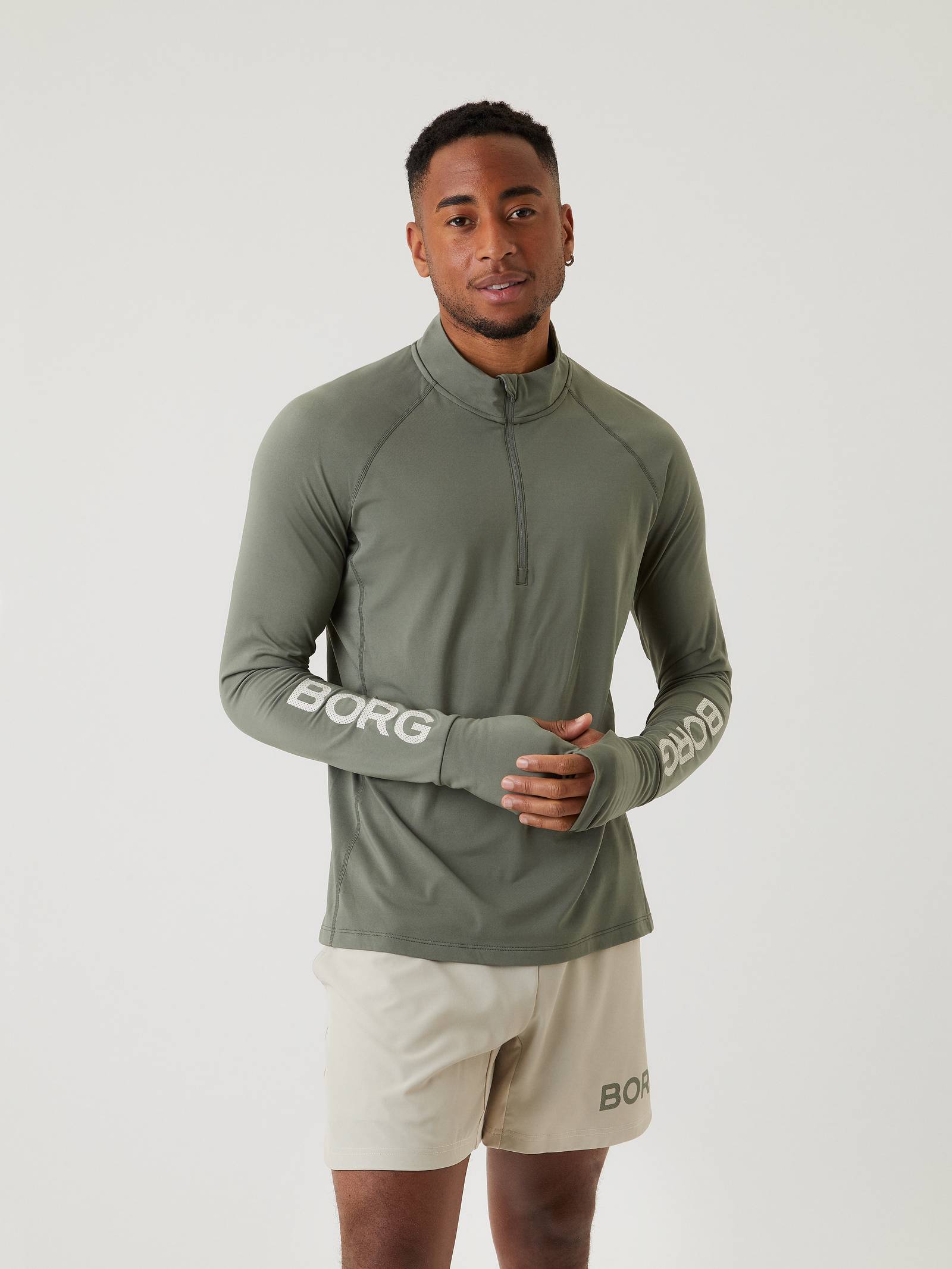 Borg Midlayer Half Zip image 1
