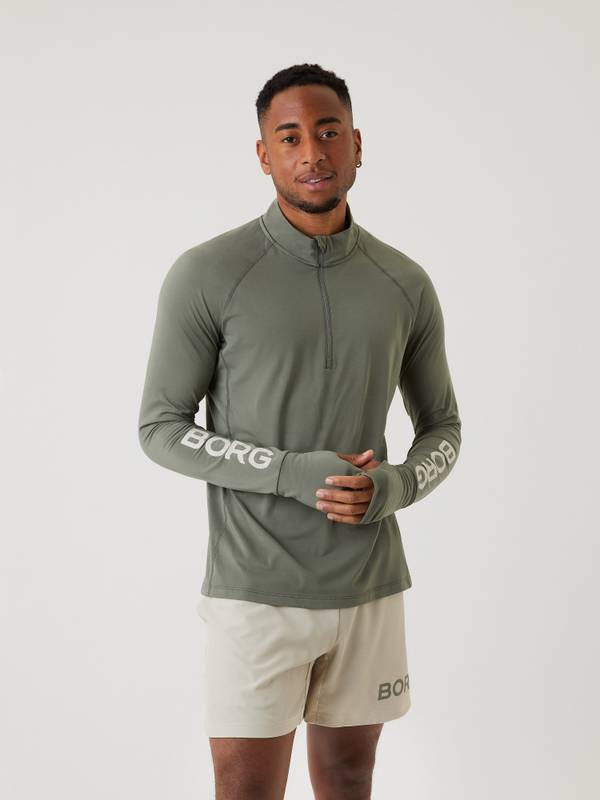 Borg Midlayer Half Zip