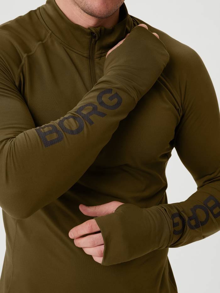 Borg Midlayer Half Zip