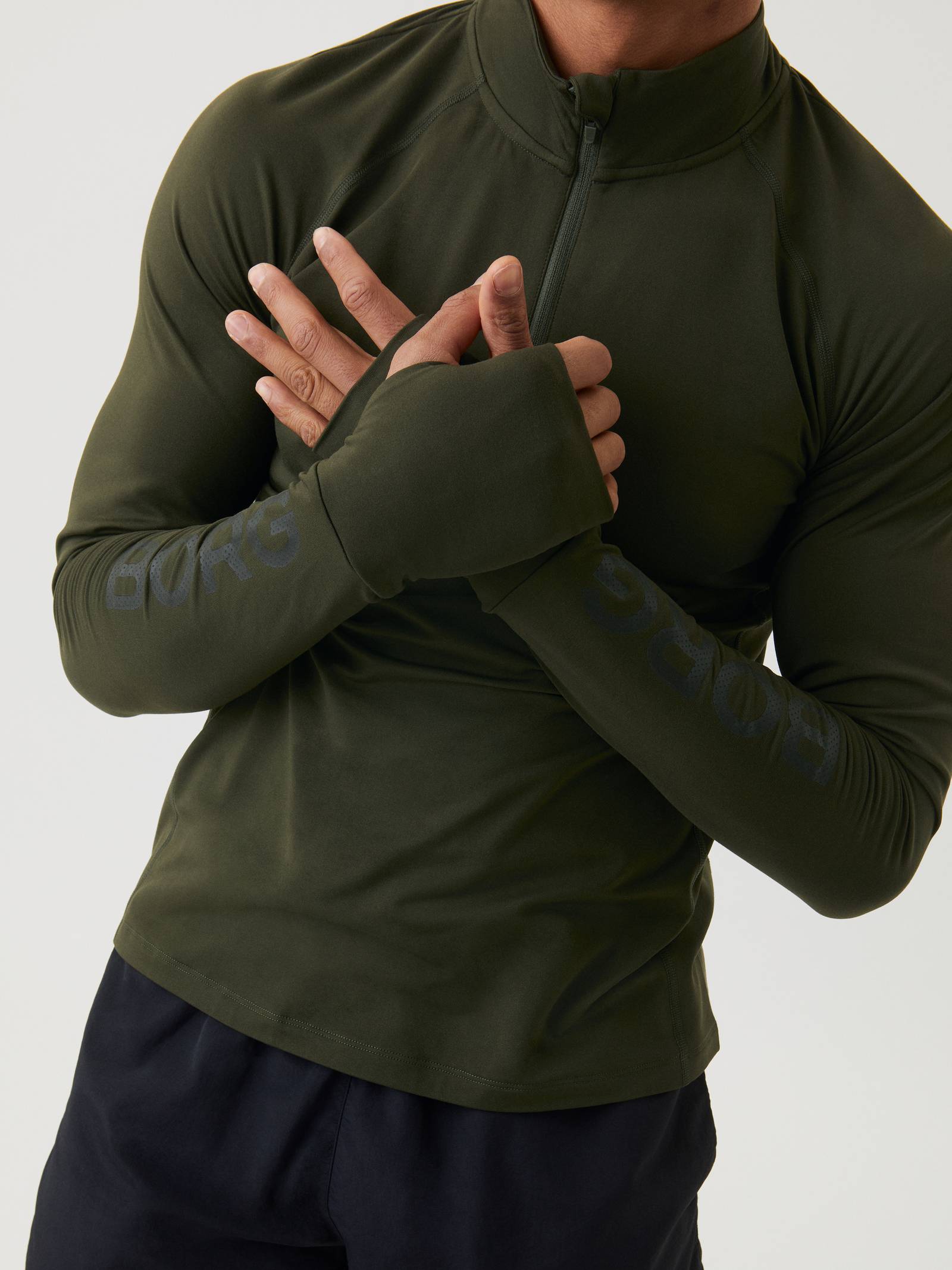 Borg Midlayer Half Zip image 4
