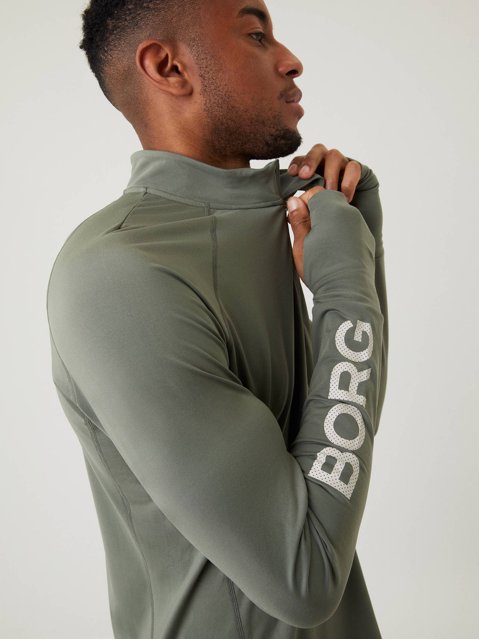 Borg Midlayer Half Zip image 4