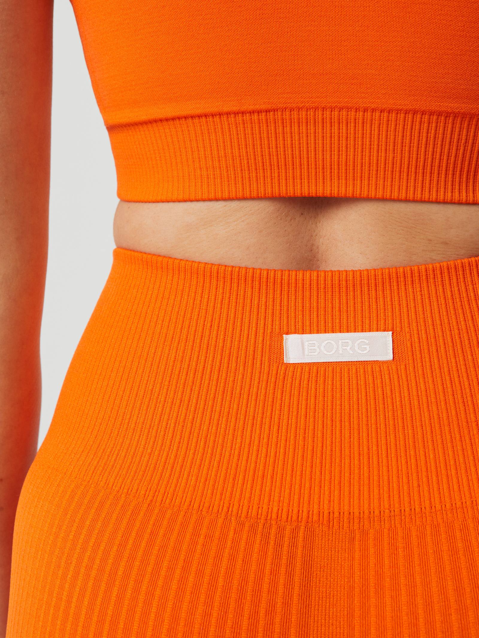 Borg Seamless Rib Shorts image 4