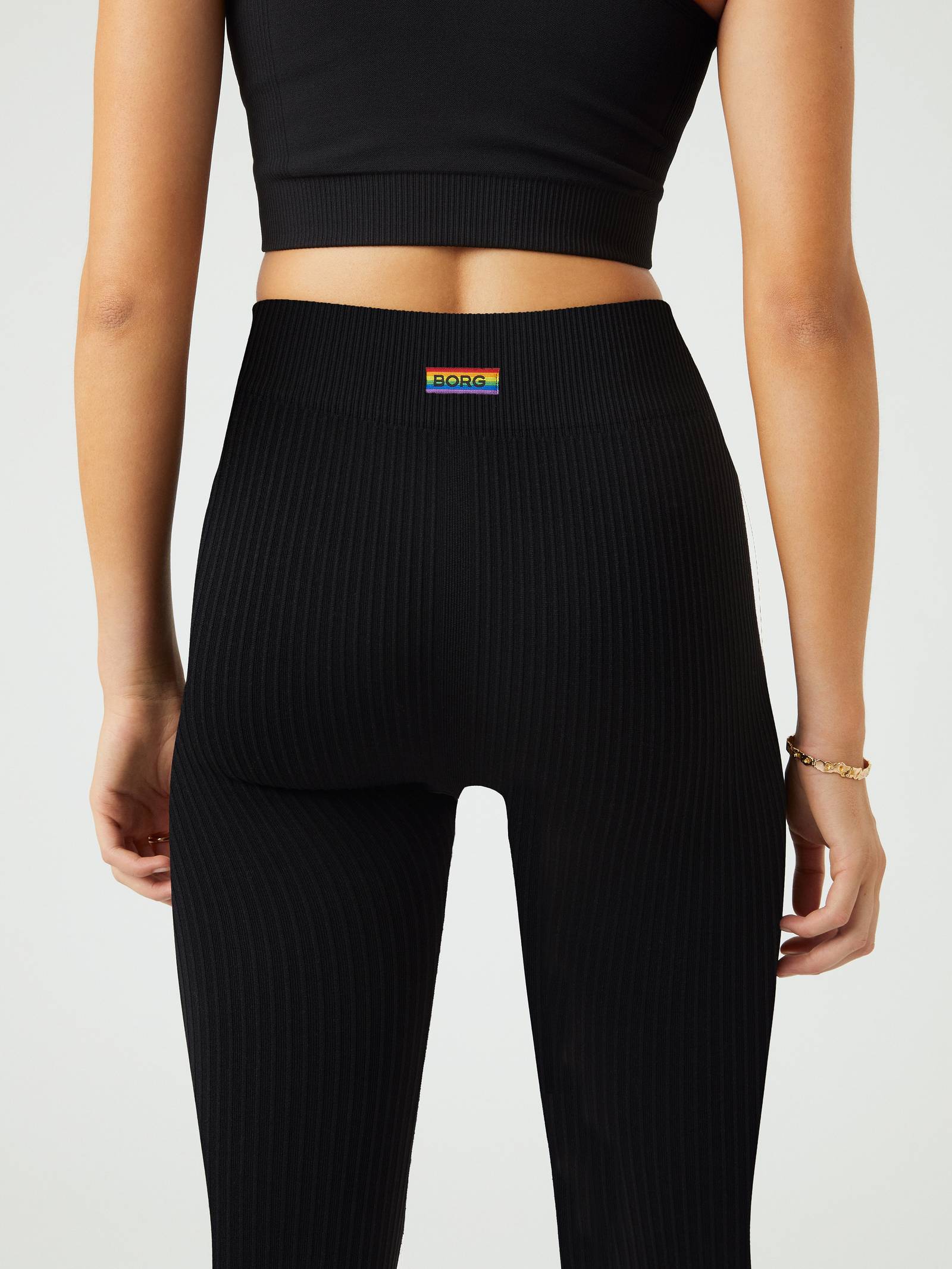 Borg Seamless Rib Tights image 3