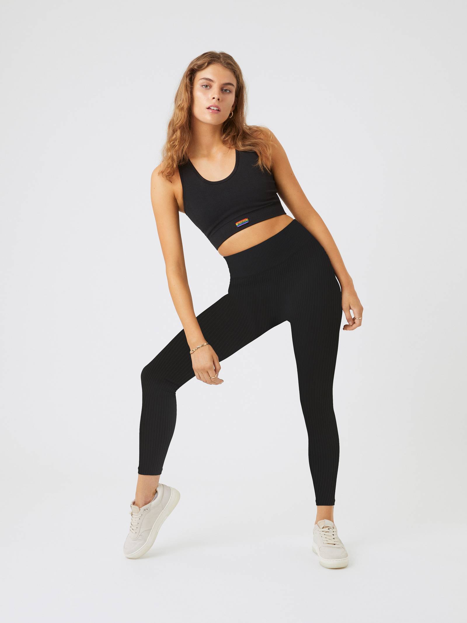 Borg Seamless Rib Tights image 1