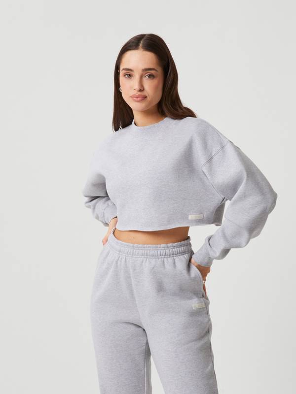 Studio Oversized Cropped Crew