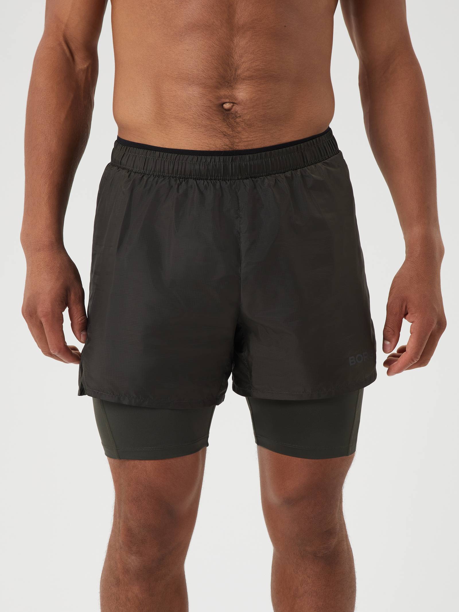 Borg Running Shorts 2 In 1 image 2