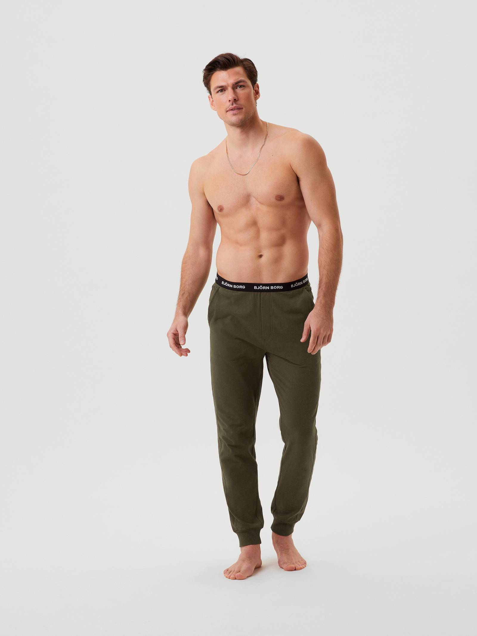 Björn Borg - Core Loungewear Pants Dark Olive - Image 1