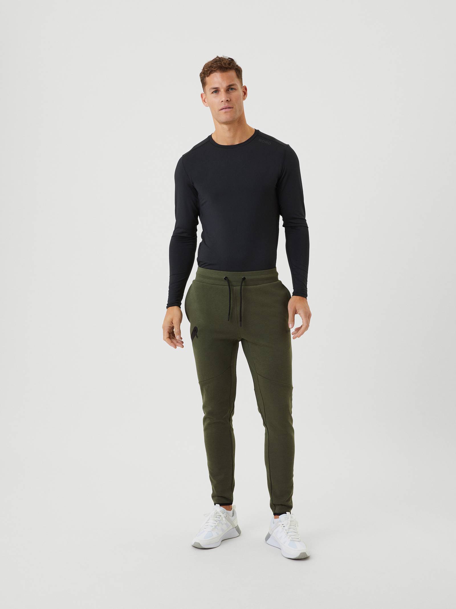Borg Tech Sweat Pants image 1
