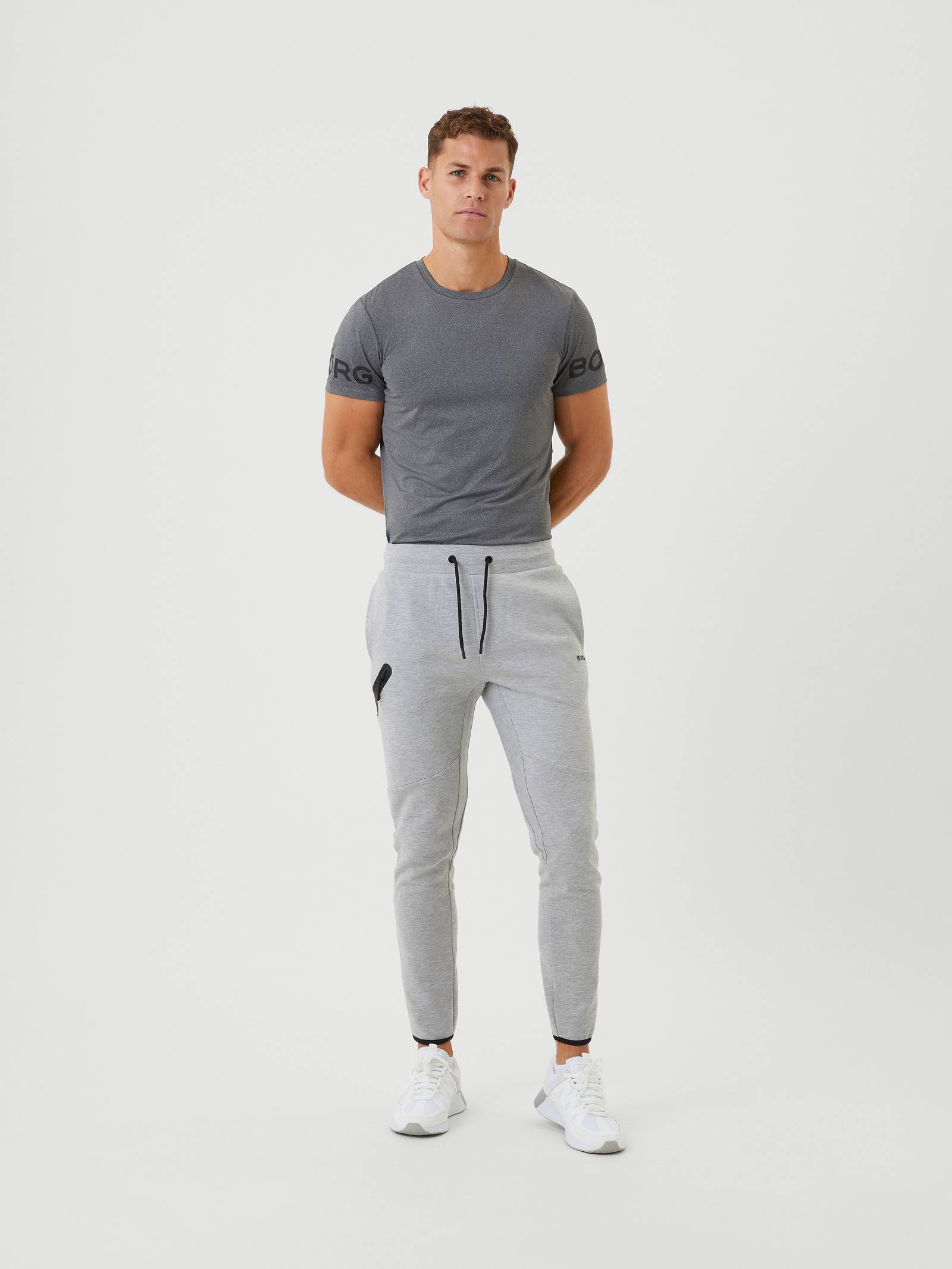 Borg Tech Sweat Pants image 1