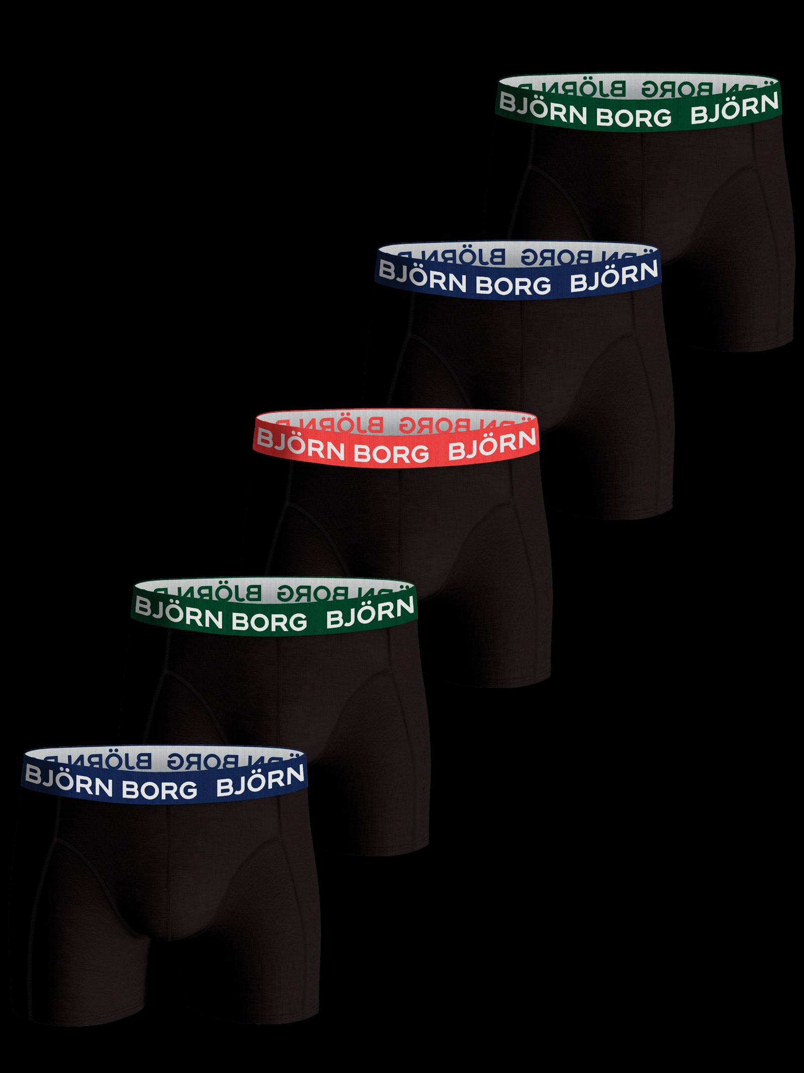 Björn Borg - Cotton Stretch Boxer 5-pack Multi Men - Image 1
