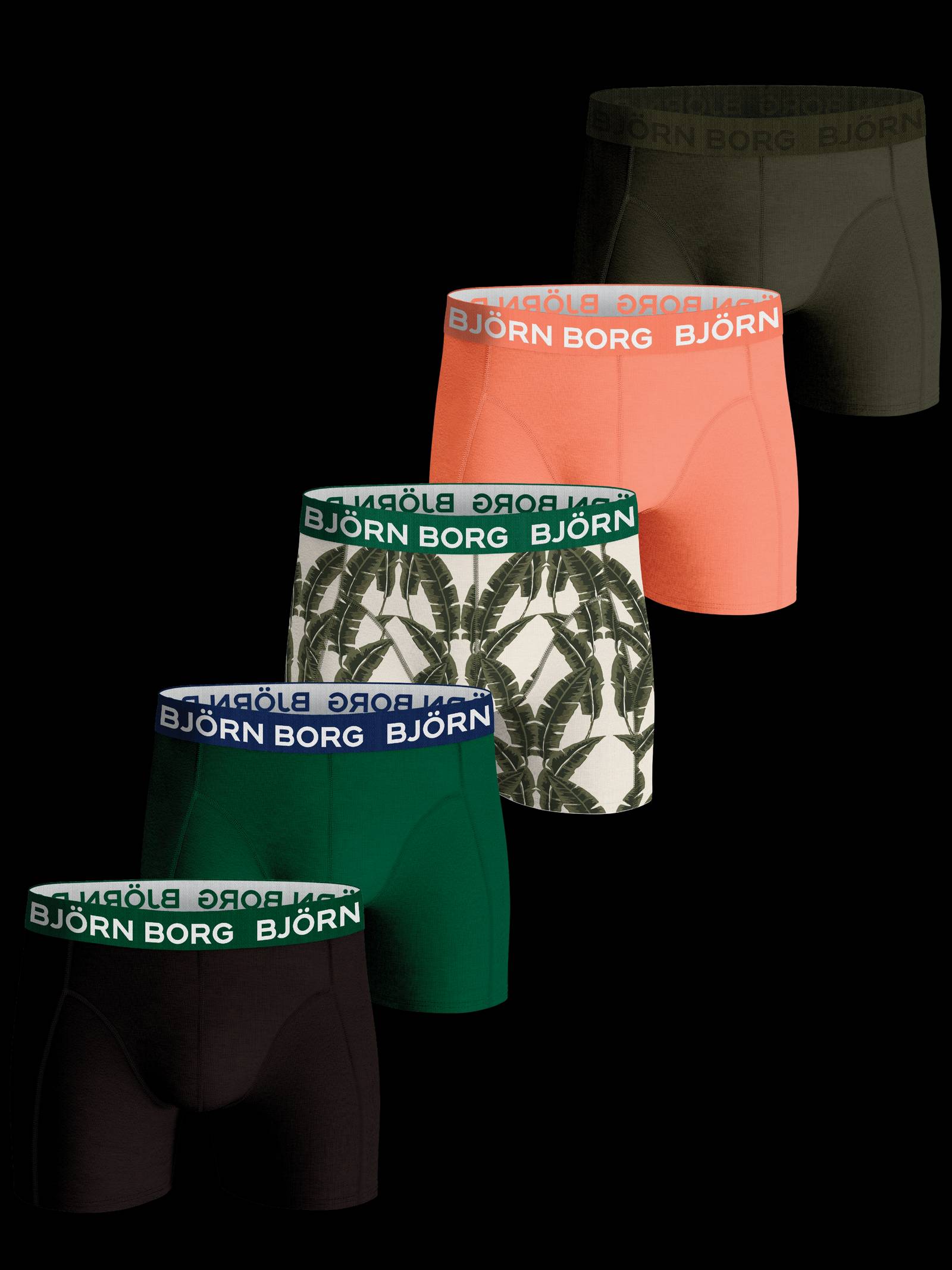 Björn Borg - Cotton Stretch Boxer 5-pack Multi Men - Image 1