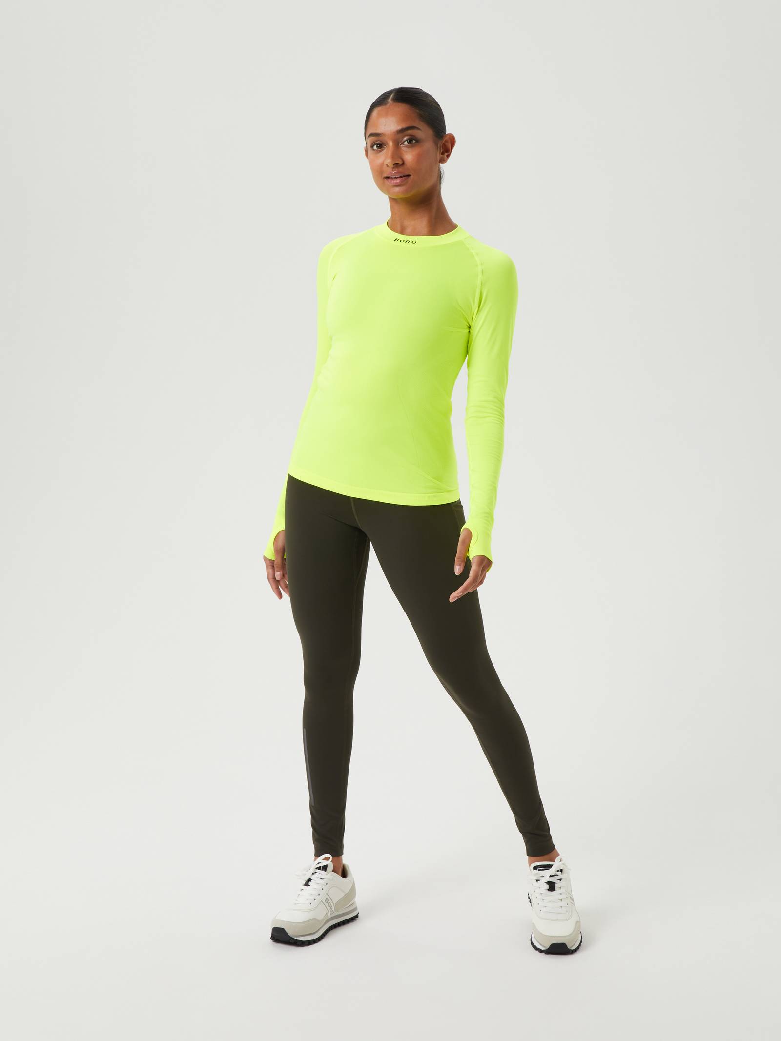 Borg Running Seamless Mock Neck image 3