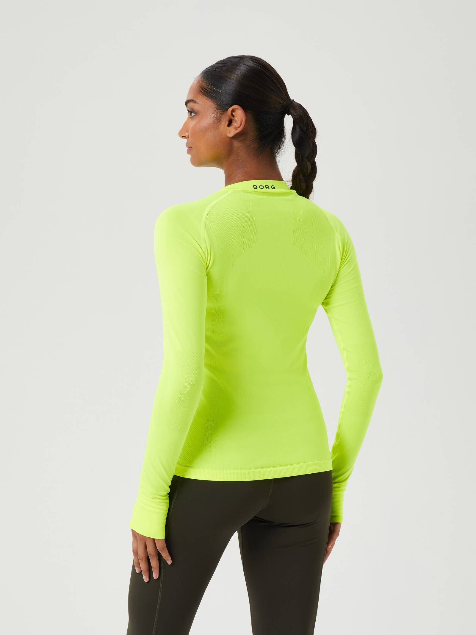 Borg Running Seamless Mock Neck image 2