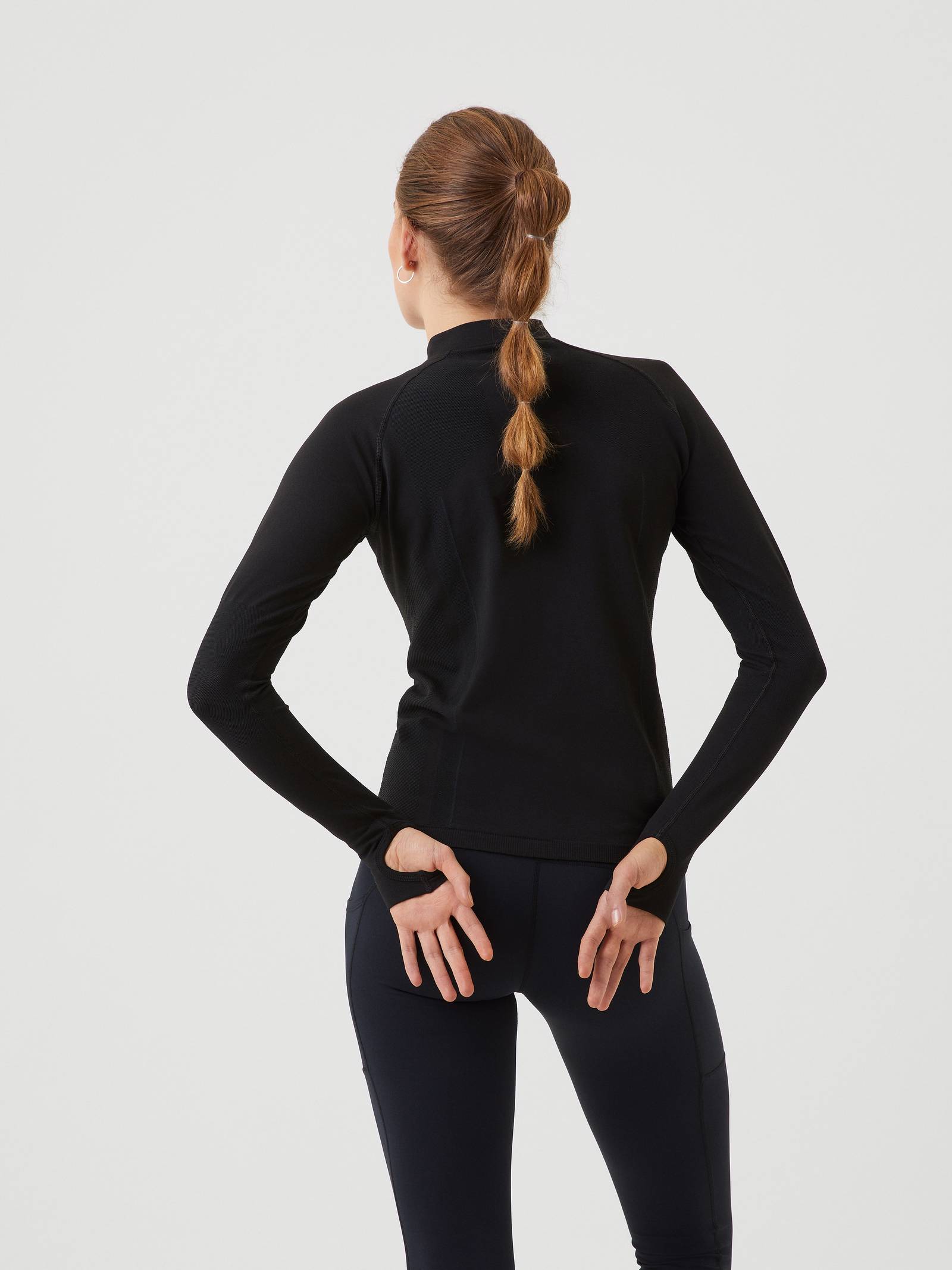 Borg Running Seamless Mock Neck image 2