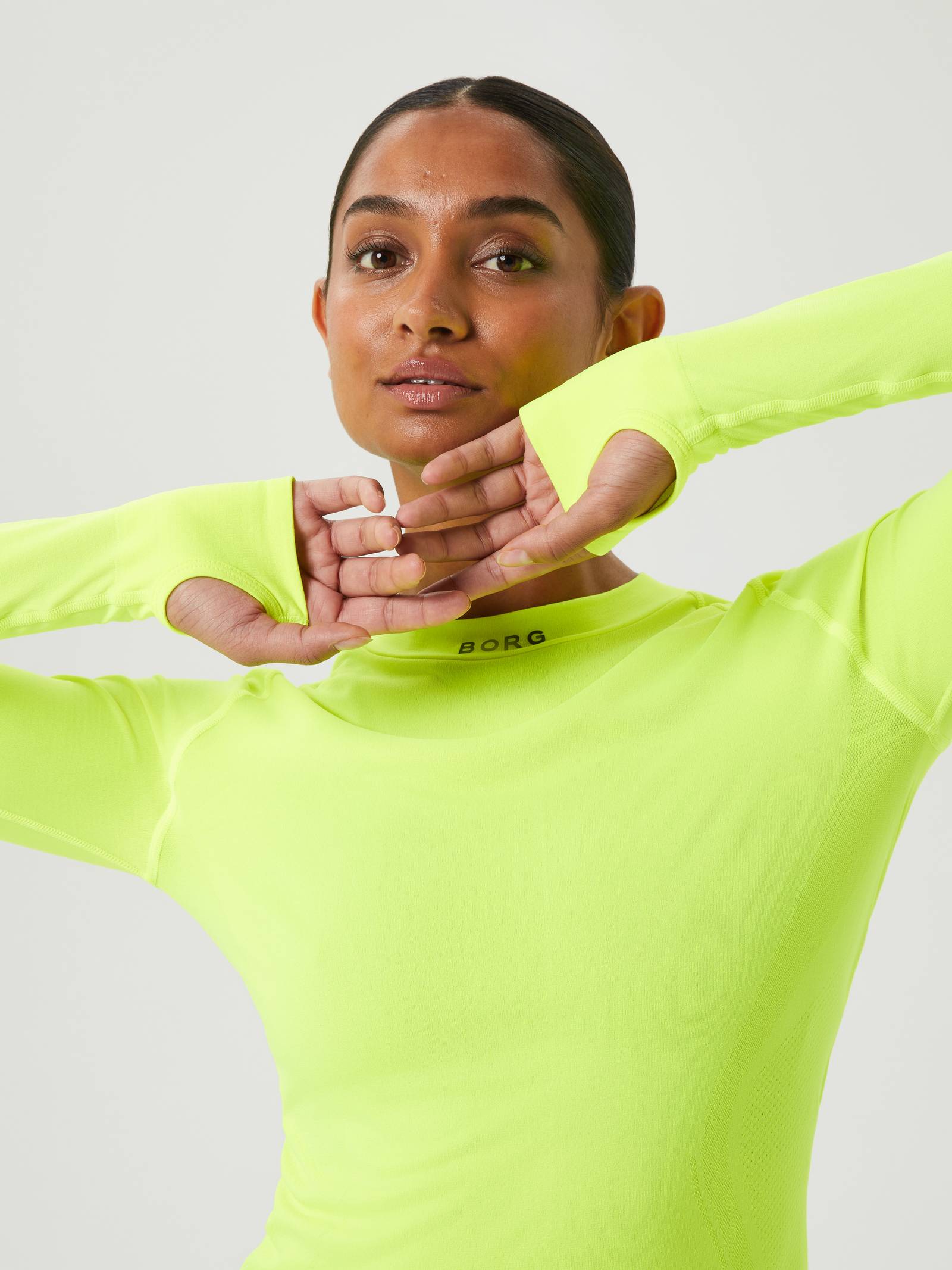 Borg Running Seamless Mock Neck image 4