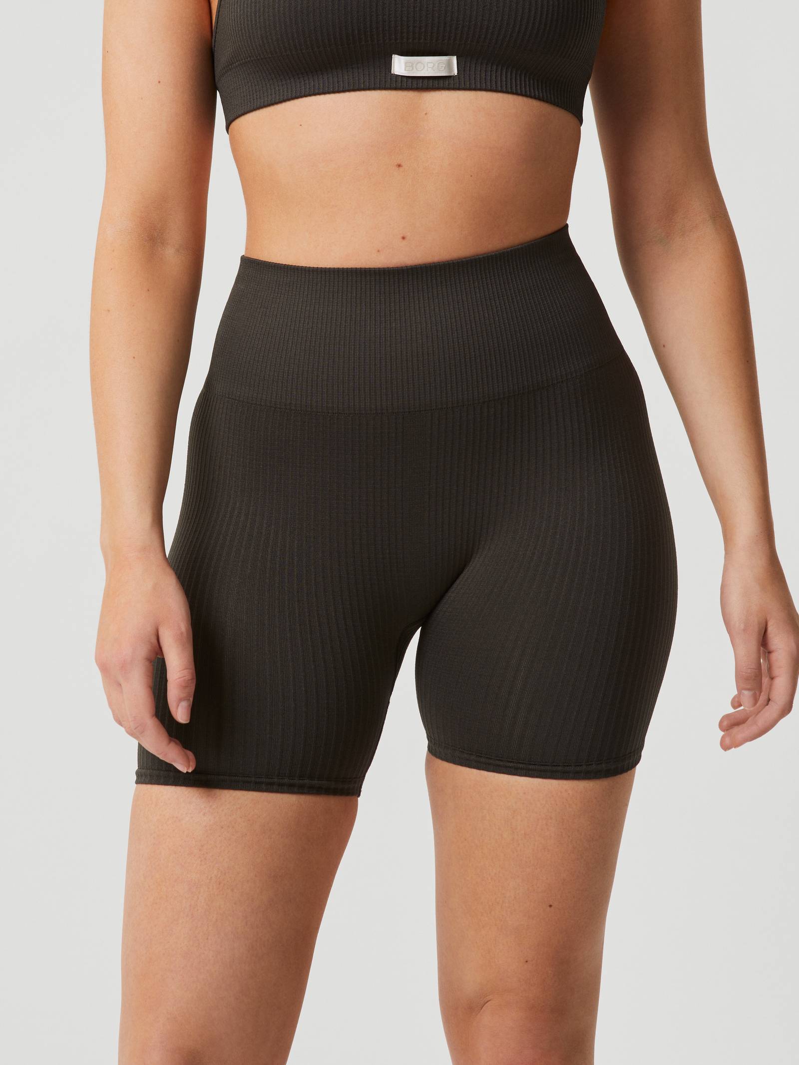 Studio Seamless Rib Shorts image 6