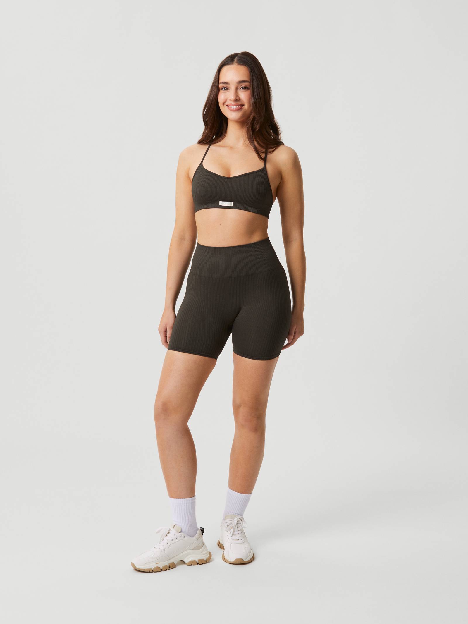 Studio Seamless Rib Shorts image 5