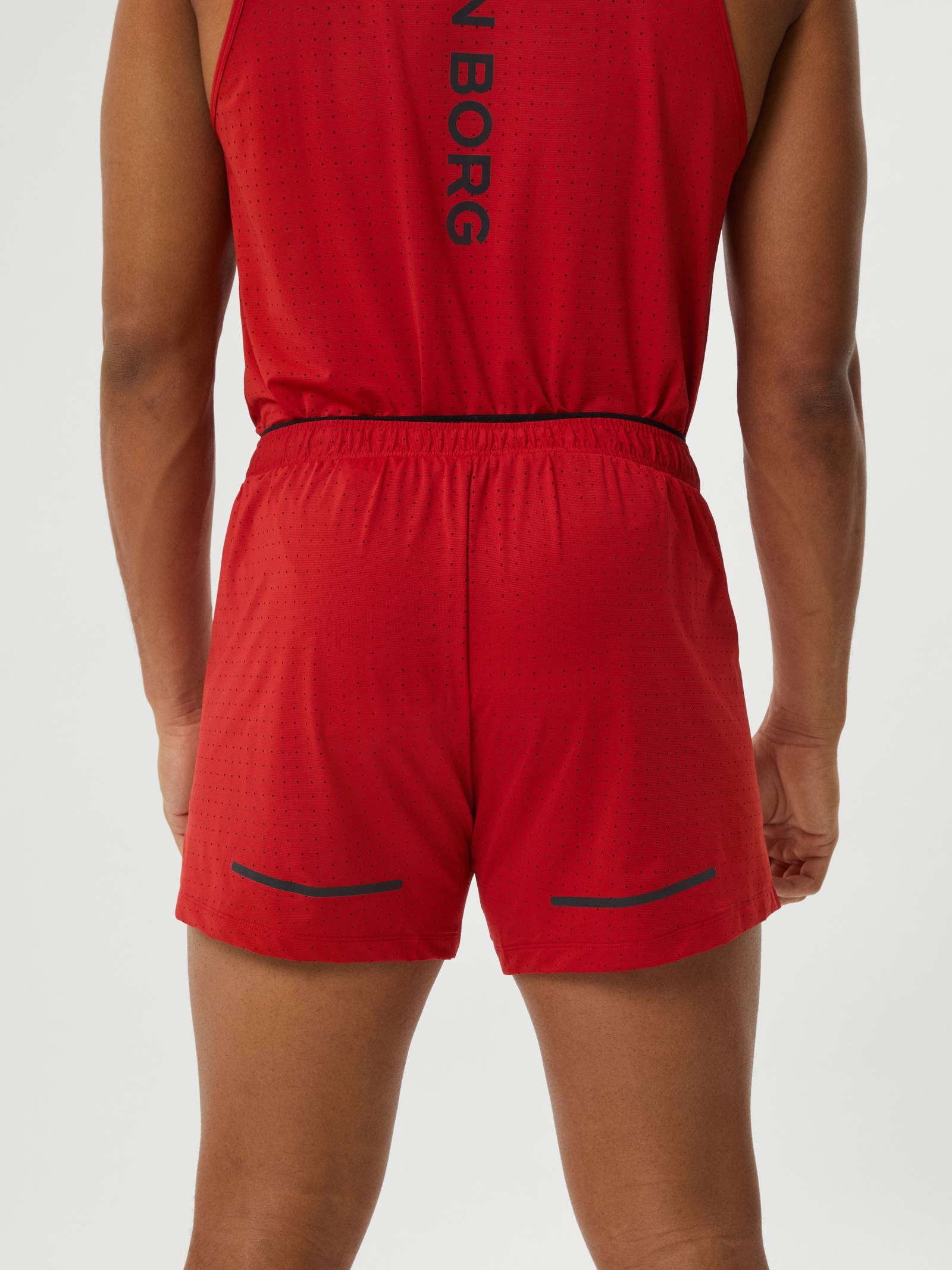 Borg Running Perforated 5' Shorts image 3