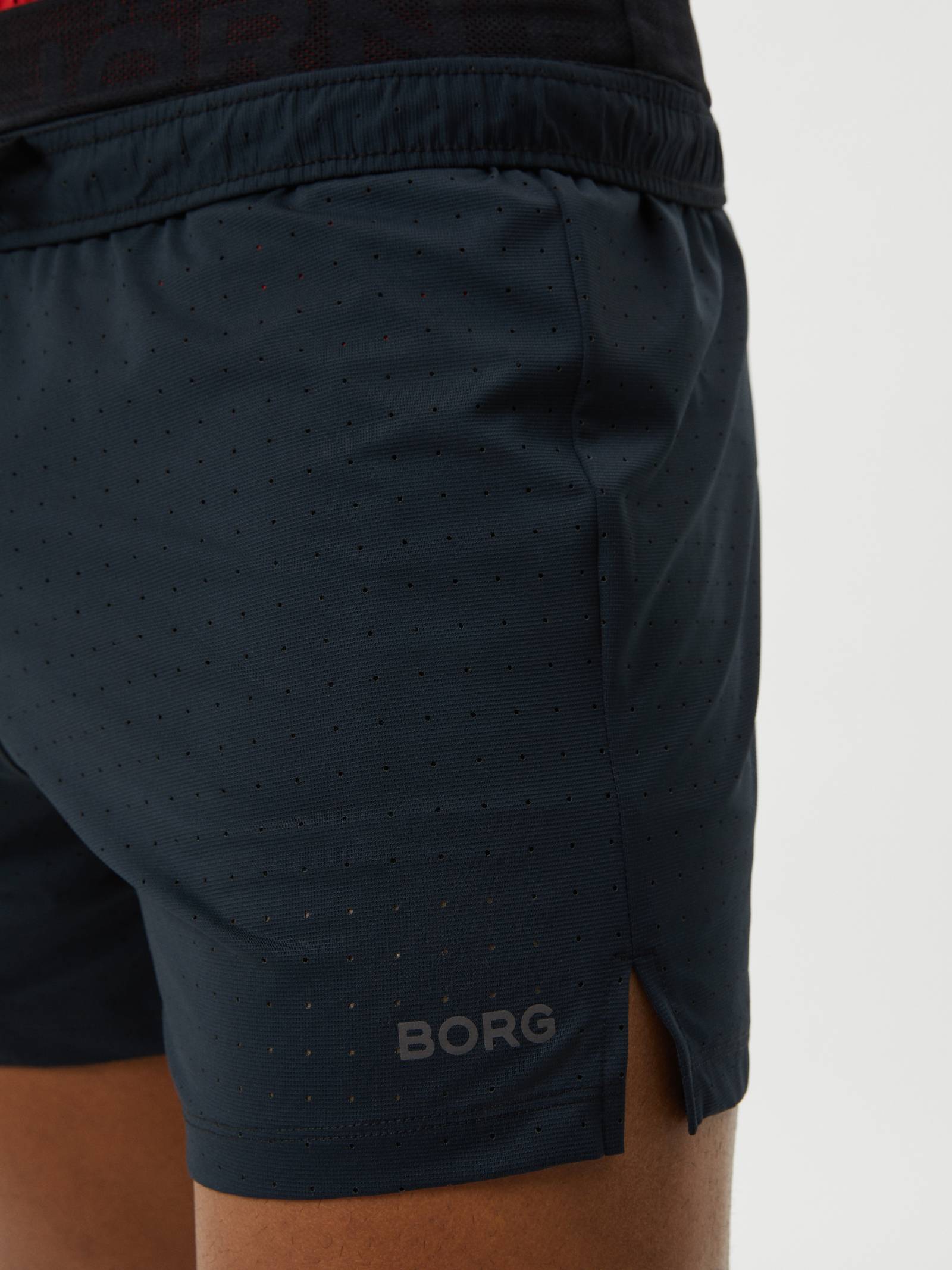 Borg Running Perforated 5' Shorts image 5