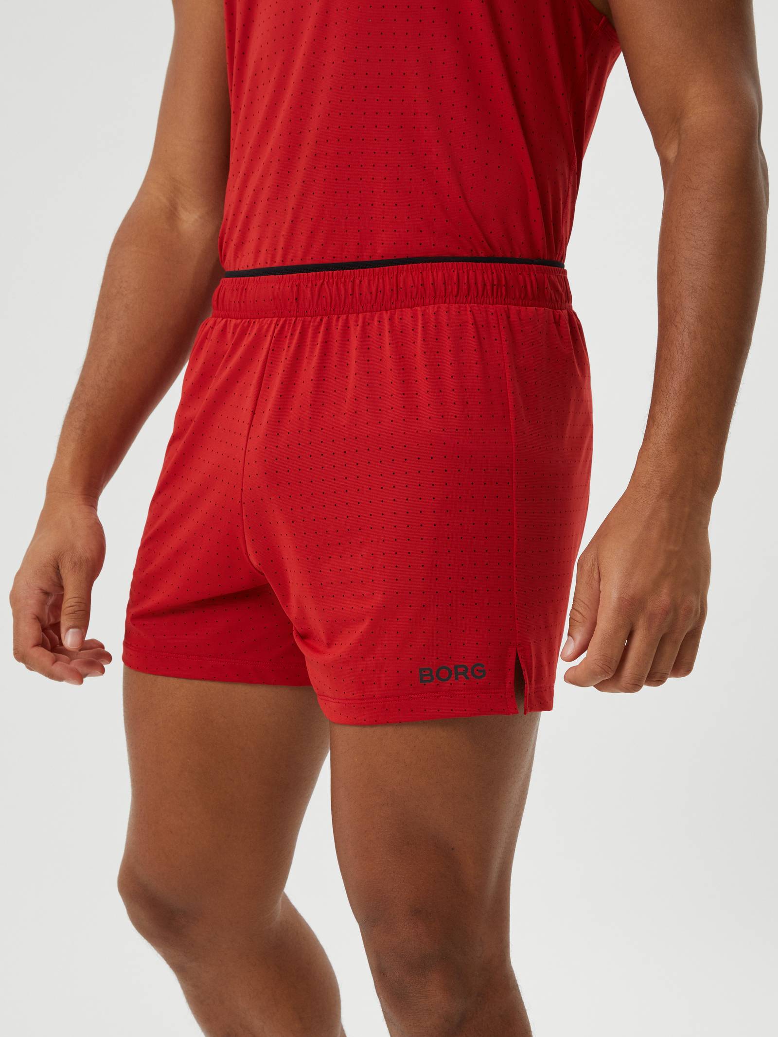 Borg Running Perforated 5' Shorts image 2