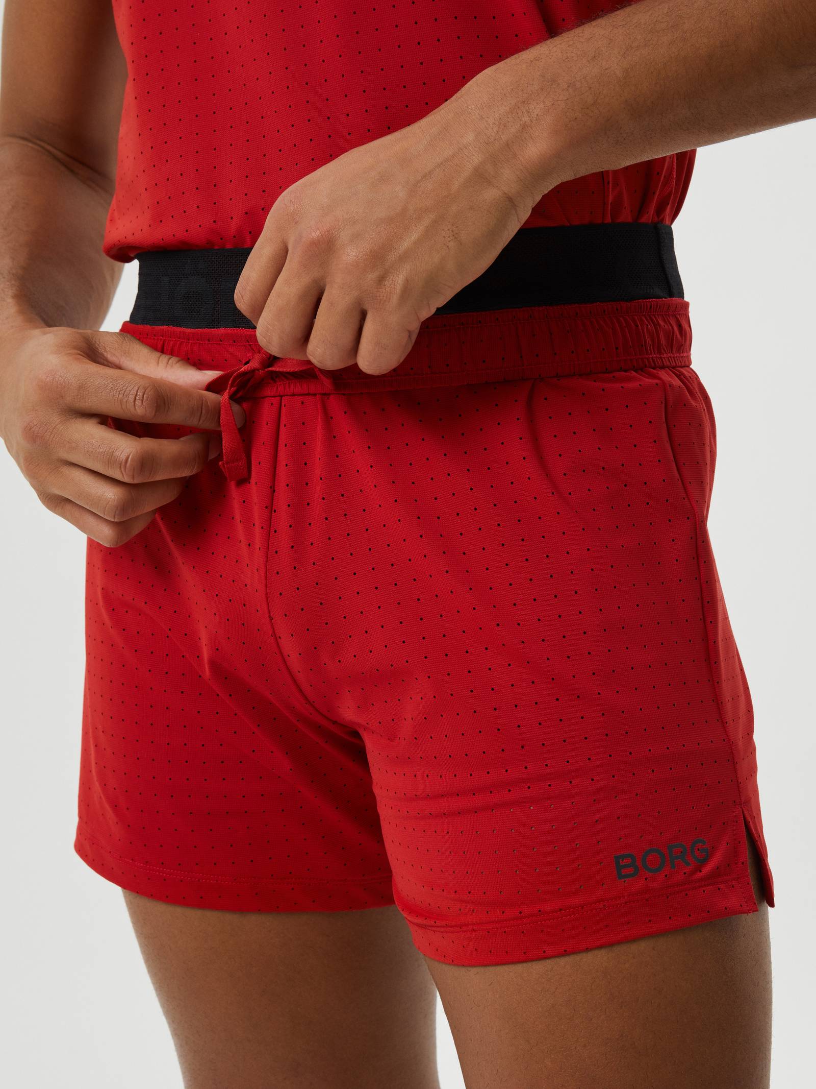 Borg Running Perforated 5' Shorts image 6