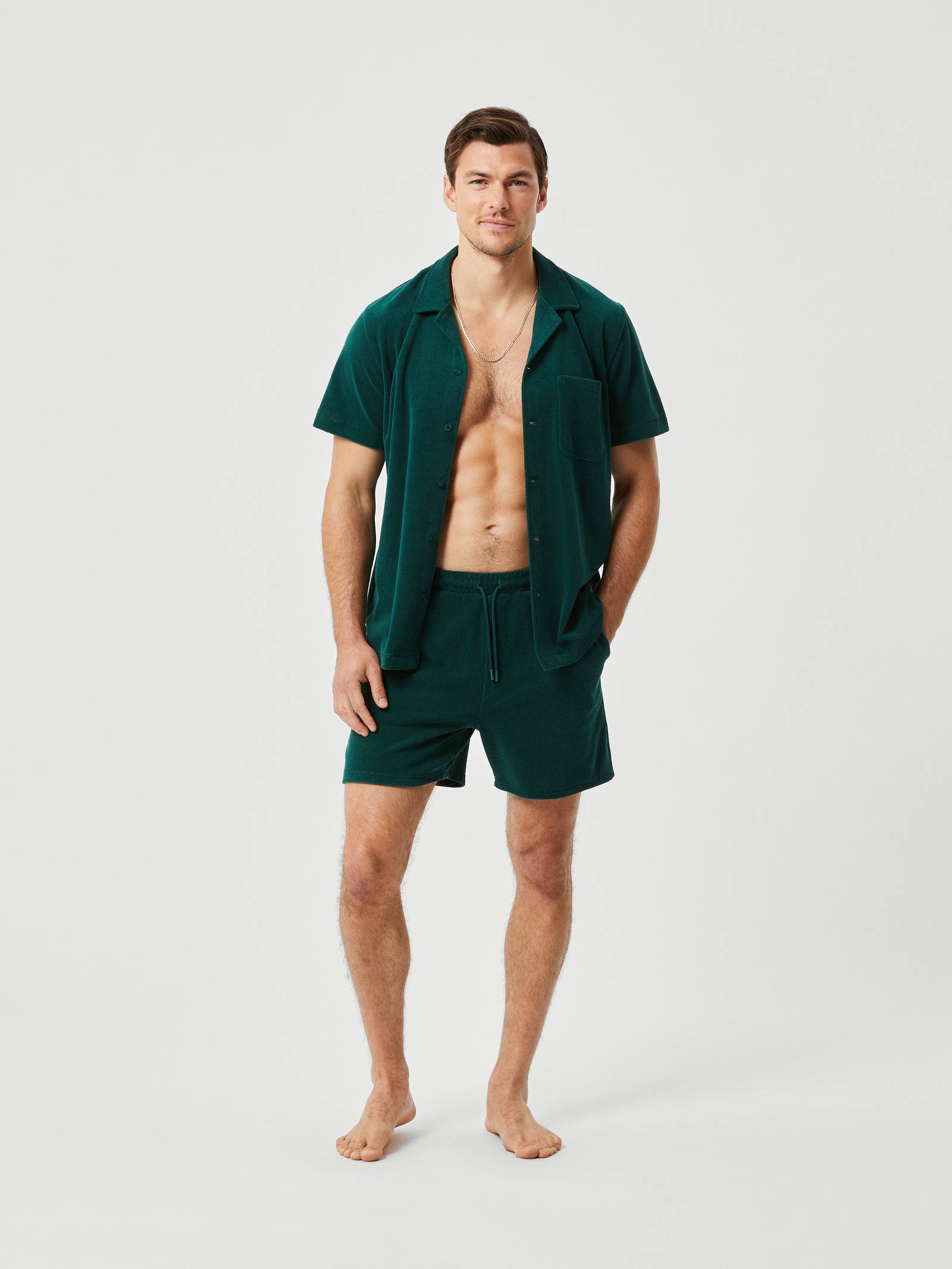 Borg Toweling Pool Shorts image 3