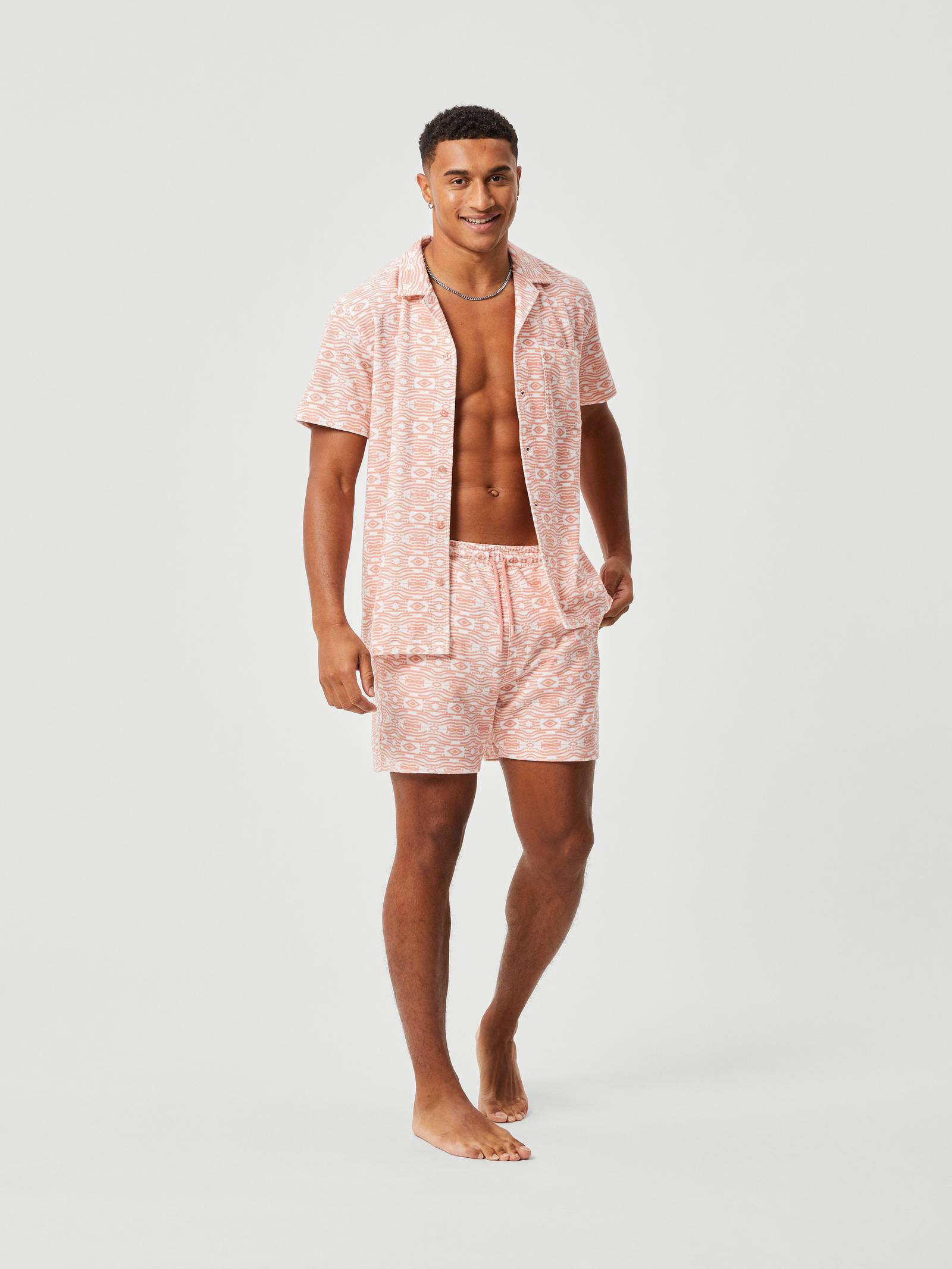 Borg Toweling Pool Shorts image 1