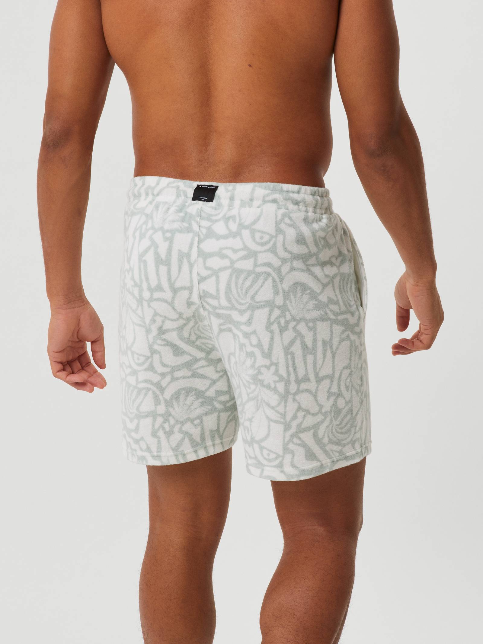 Borg Toweling Pool Shorts image 3