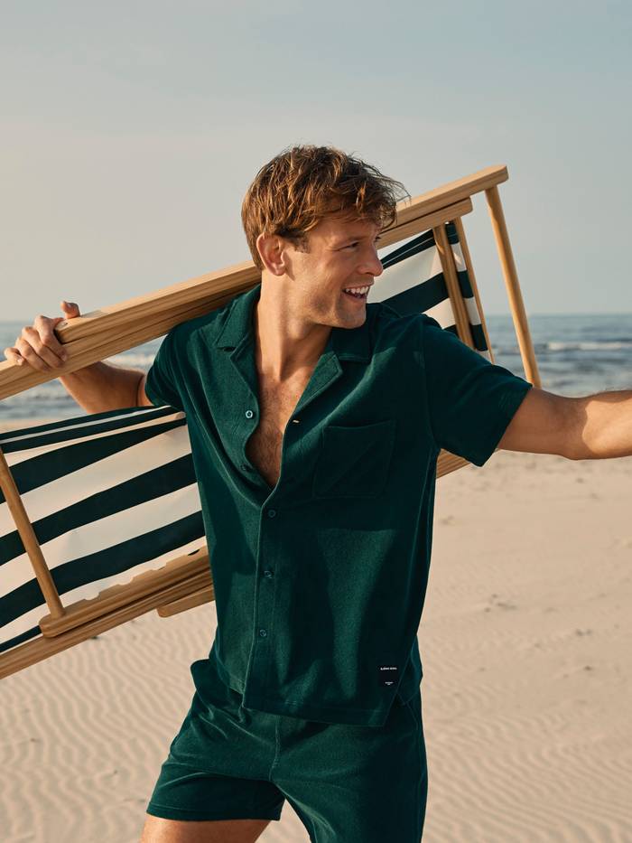 Borg Toweling Pool Shorts