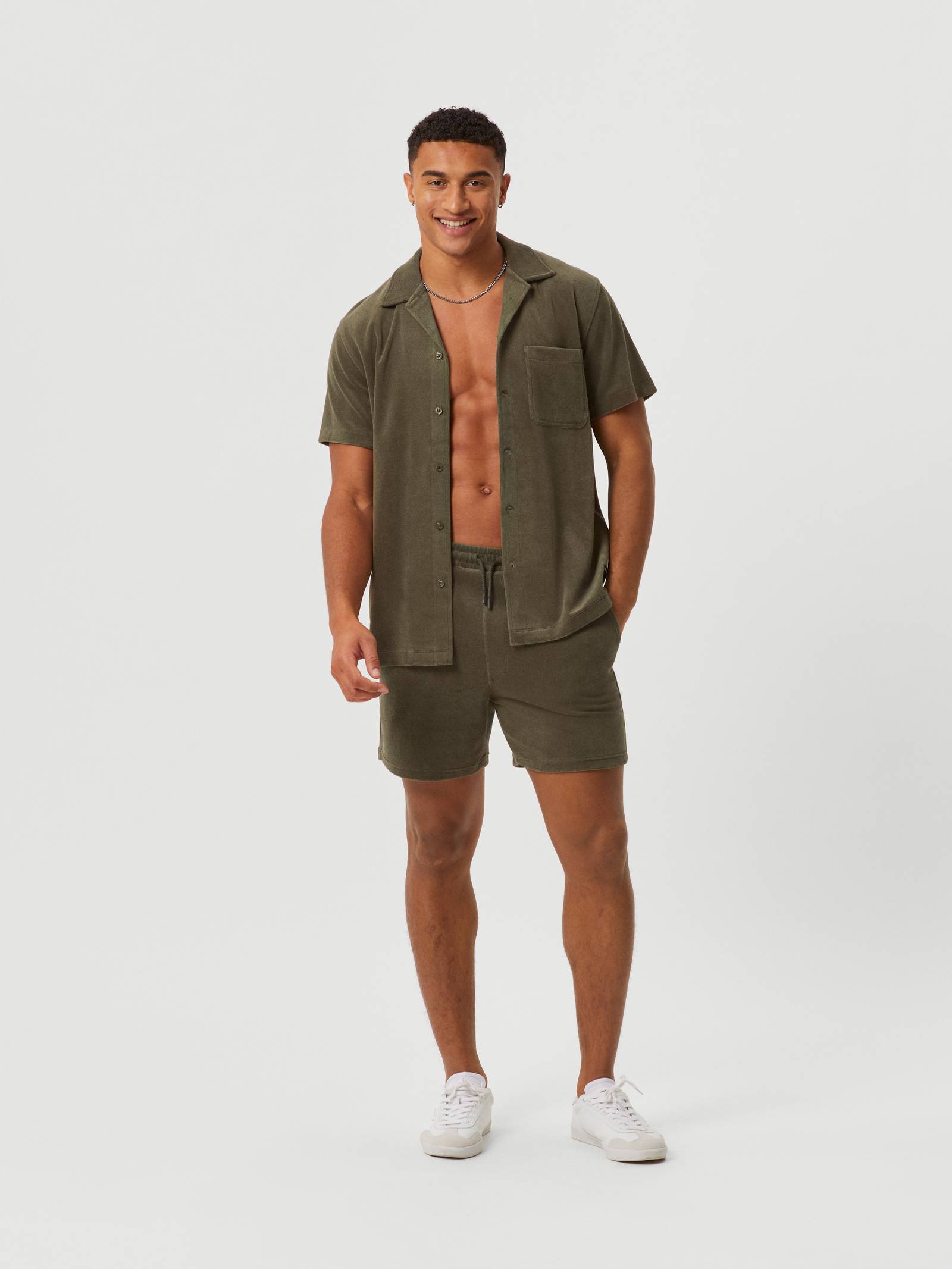 Borg Toweling Pool Shorts image 3