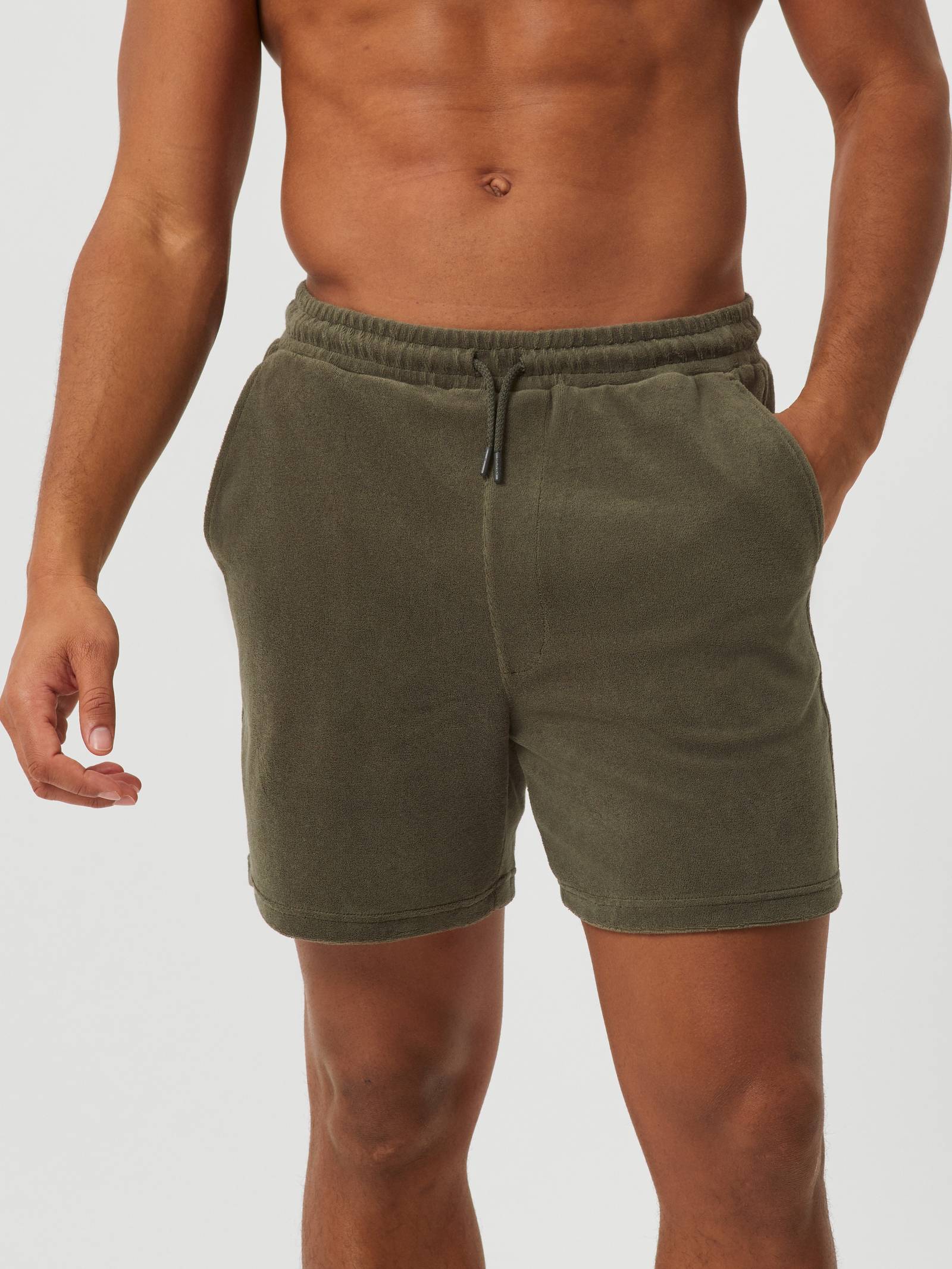 Borg Toweling Pool Shorts image 1