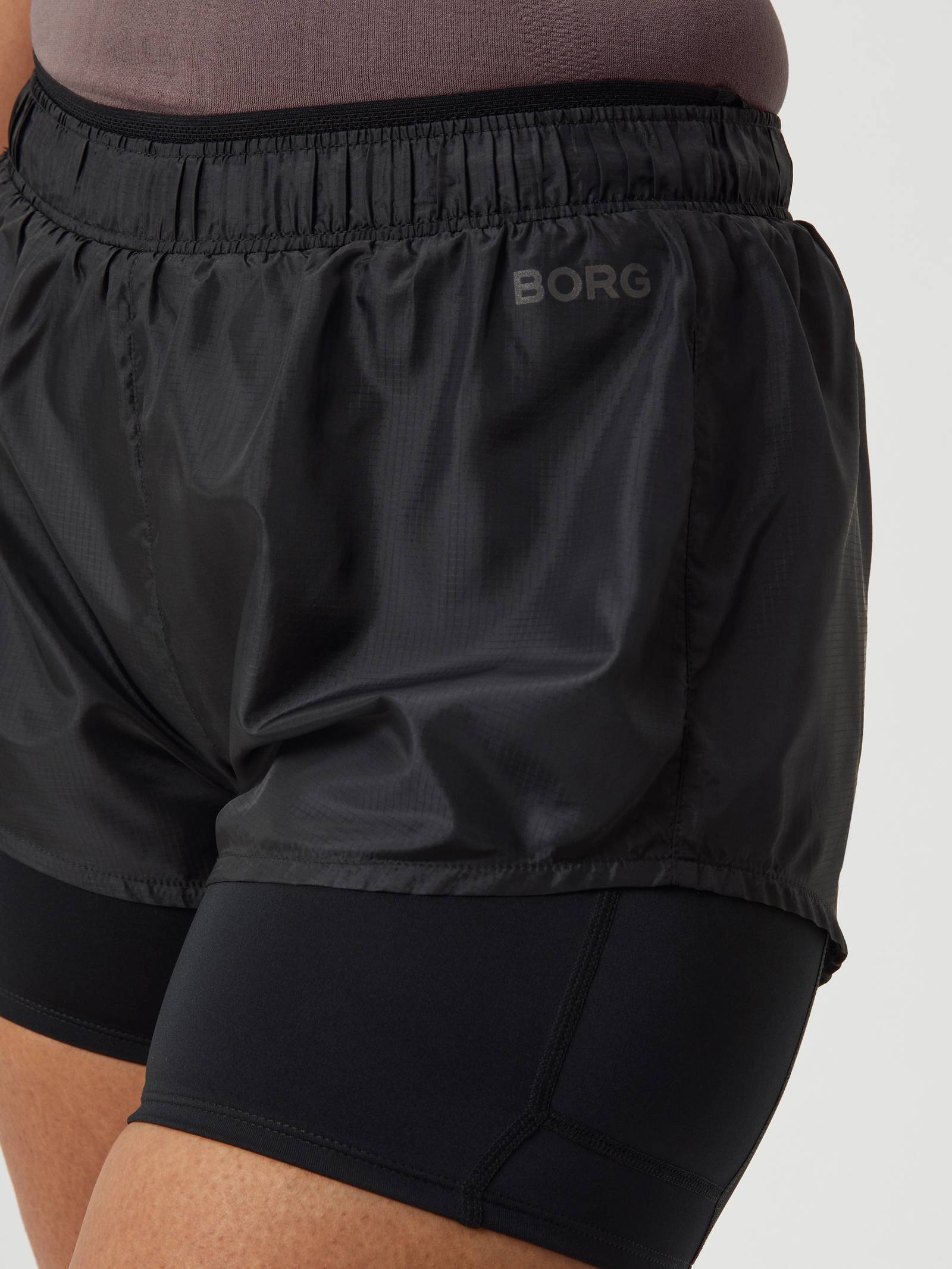 Borg Running  Shorts  2 In 1 image 4