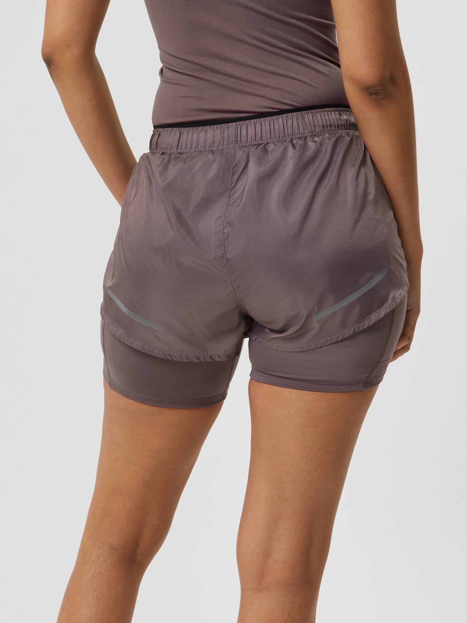 Borg Running  Shorts  2 In 1 image 3