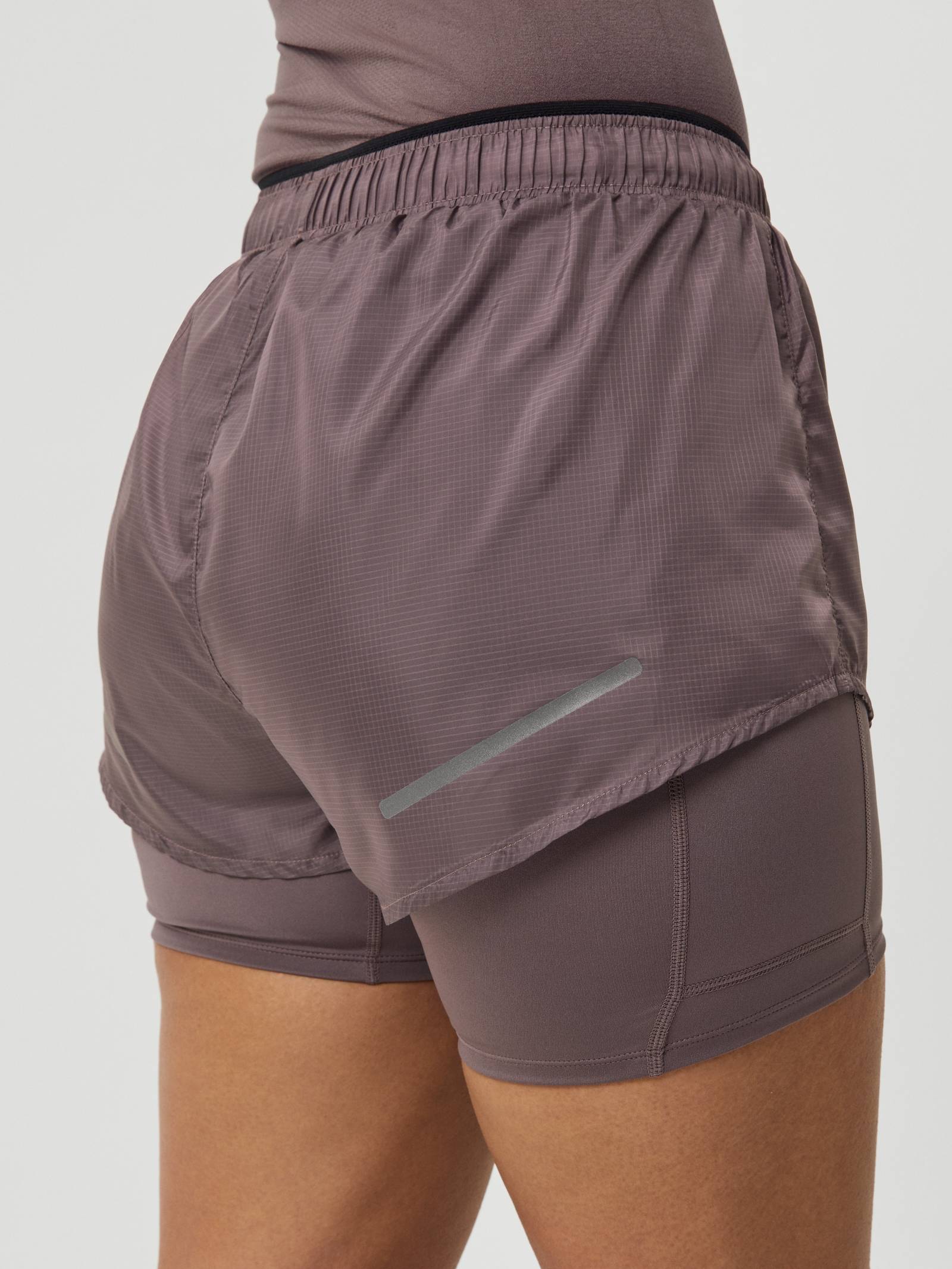 Borg Running  Shorts  2 In 1 image 4