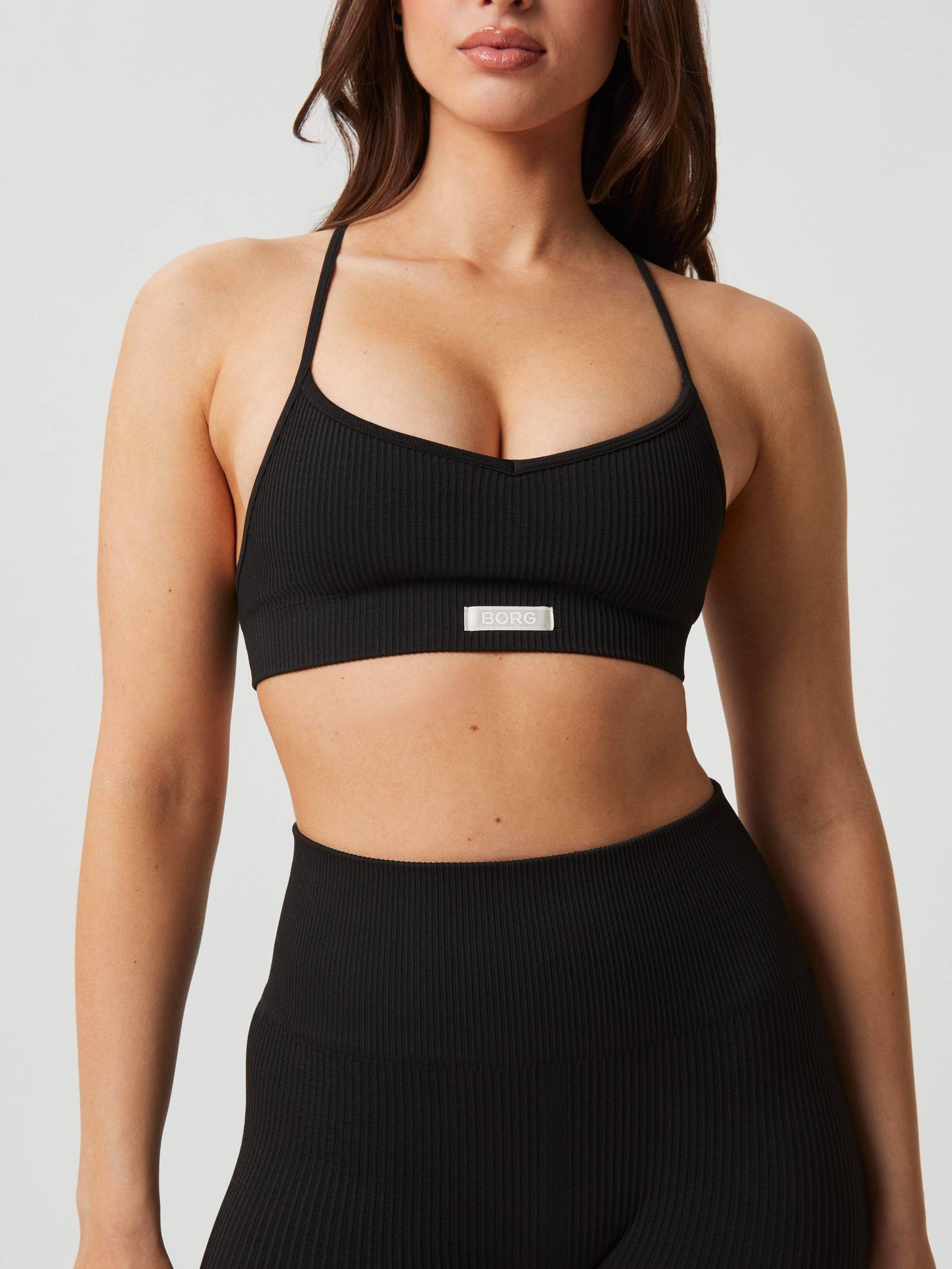 Studio Seamless Ribbed Strap Bra image 6