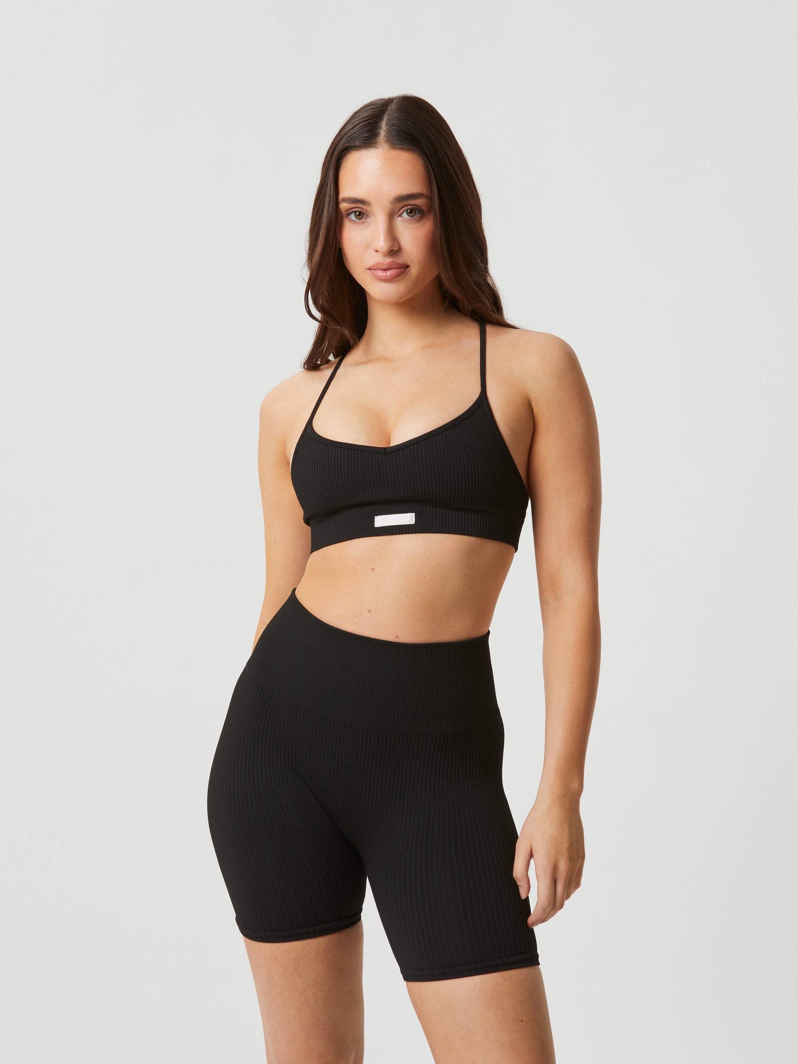 Studio Seamless Ribbed Strap Bra image 1