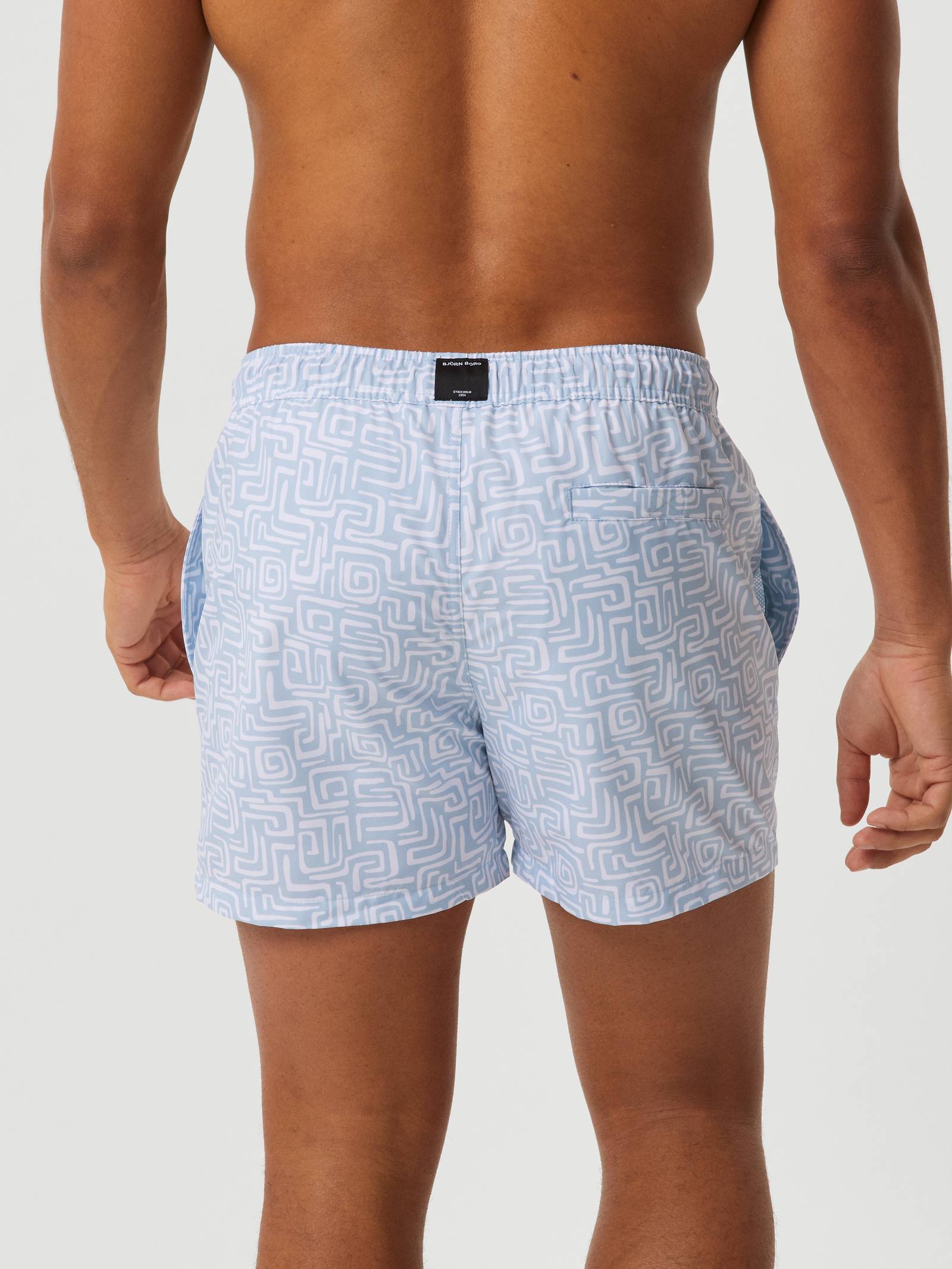 Borg Print Swim Shorts image 3