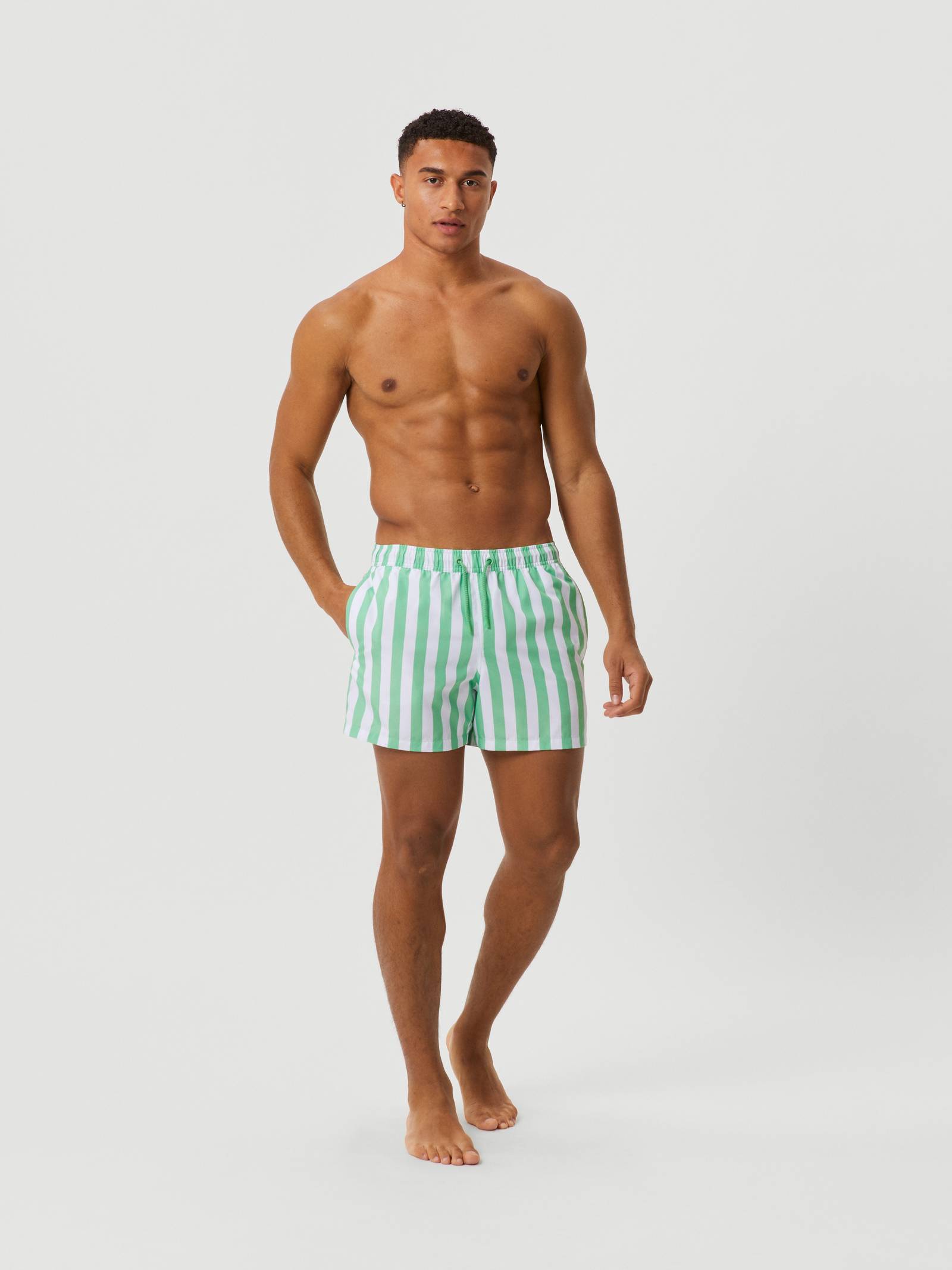 Borg Print Swim Shorts image 1