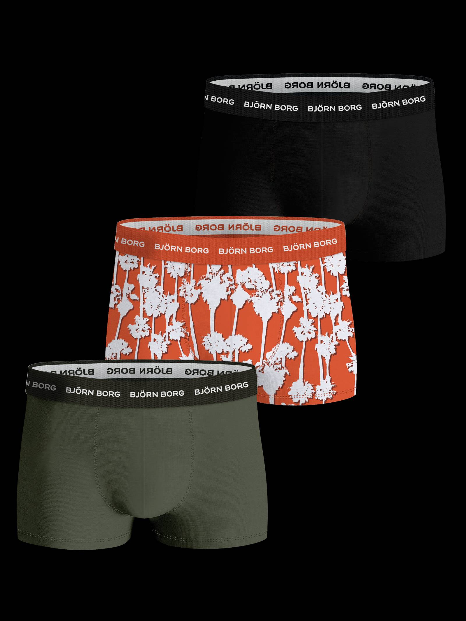 Cotton Stretch Trunk 3-pack image 1