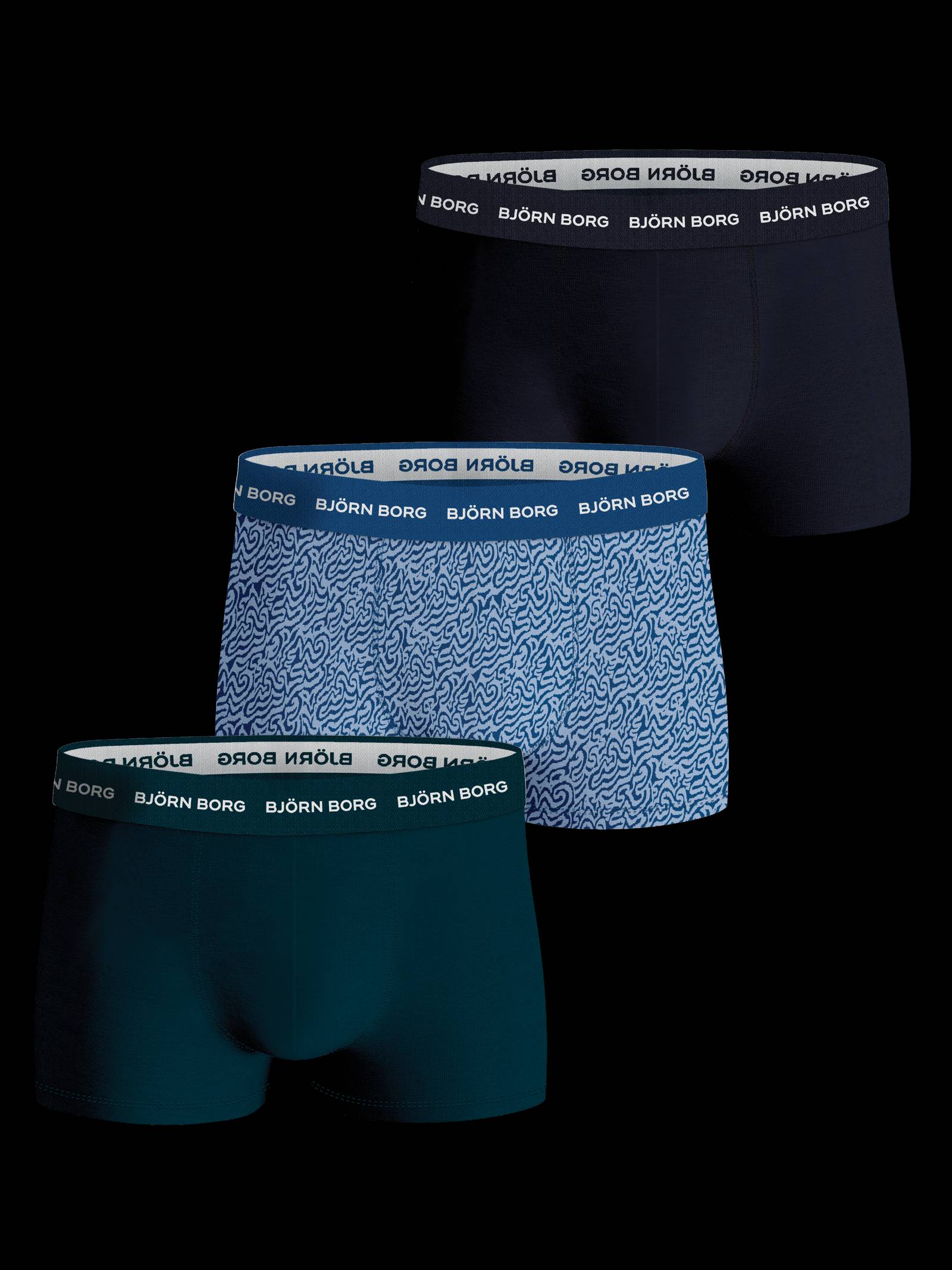 Cotton Stretch Trunk 3-pack image 1