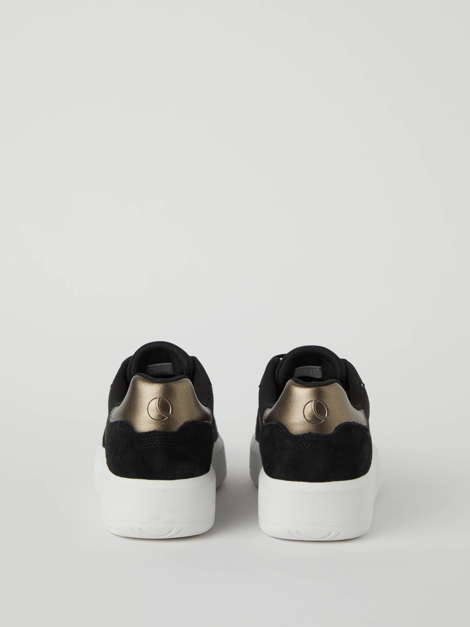 Women's Nylon Metallic Sneakers T2400 image 3