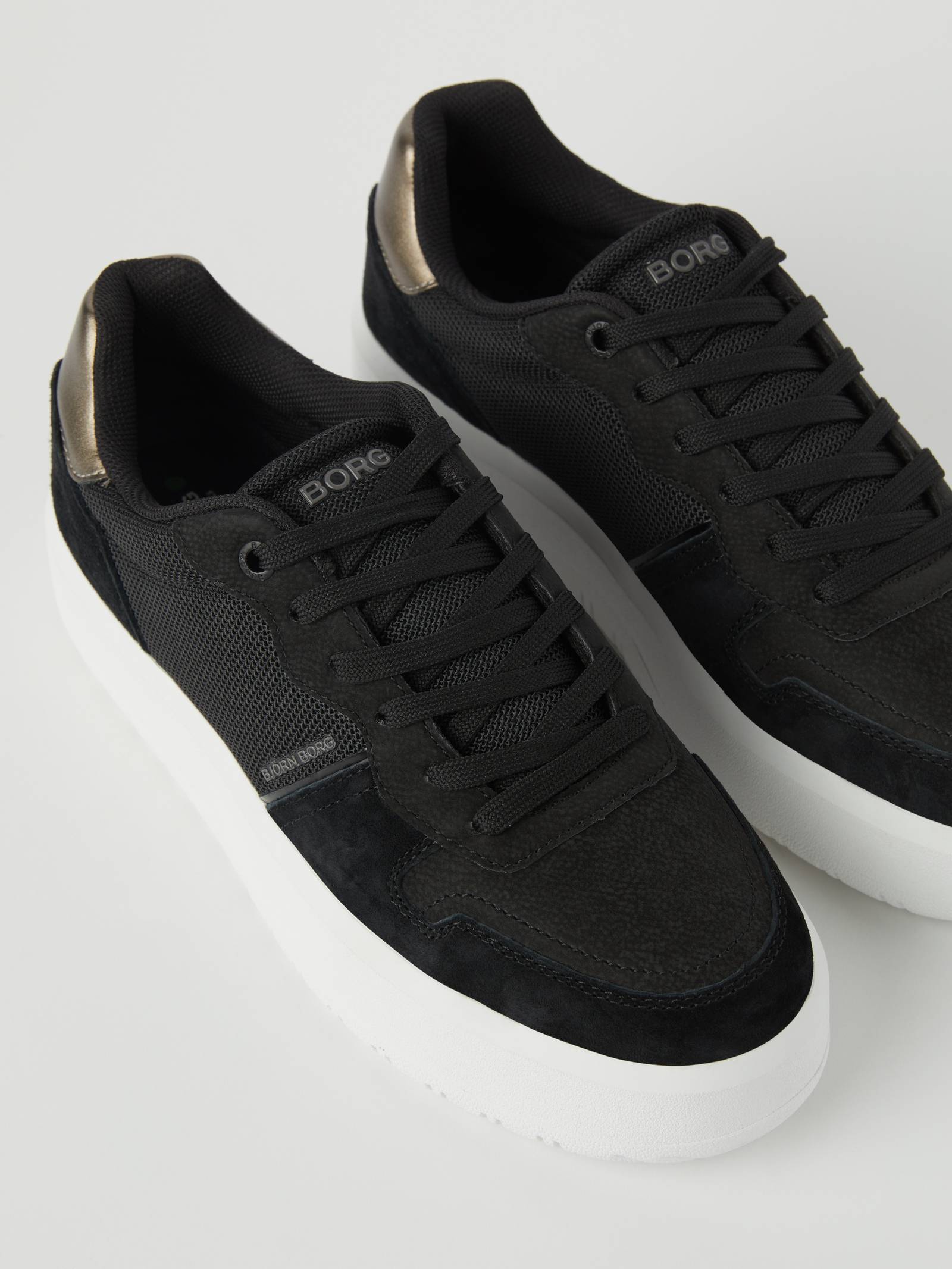 Women's Nylon Metallic Sneakers T2400 image 2