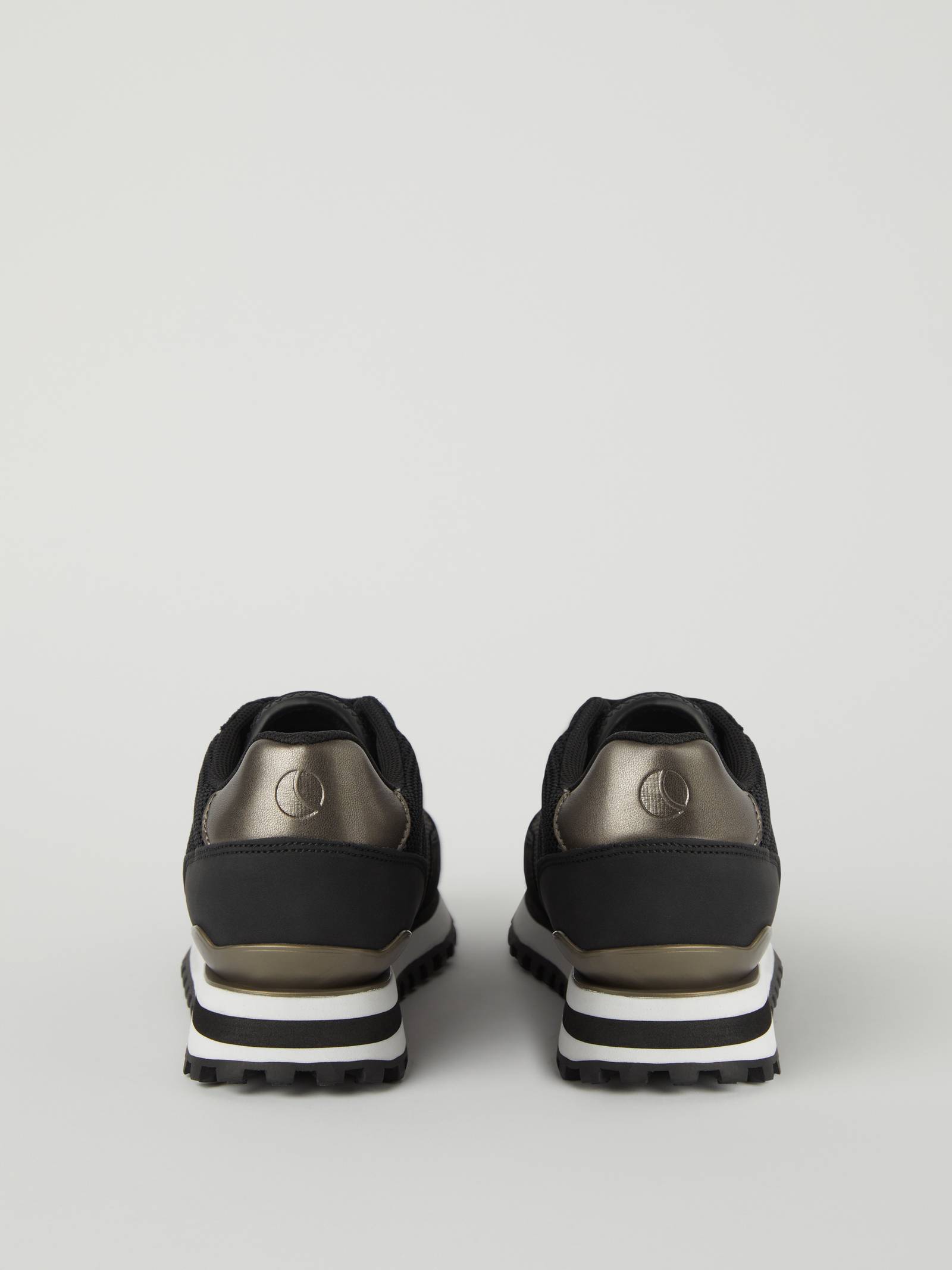 Knit Metallic Women's Sneakers R2010 image 2