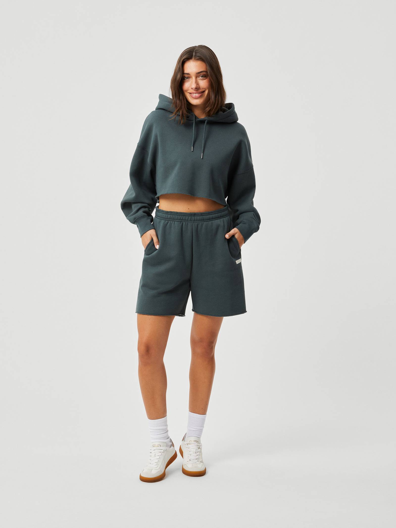 Studio Oversized Cropped Hoodie image 4
