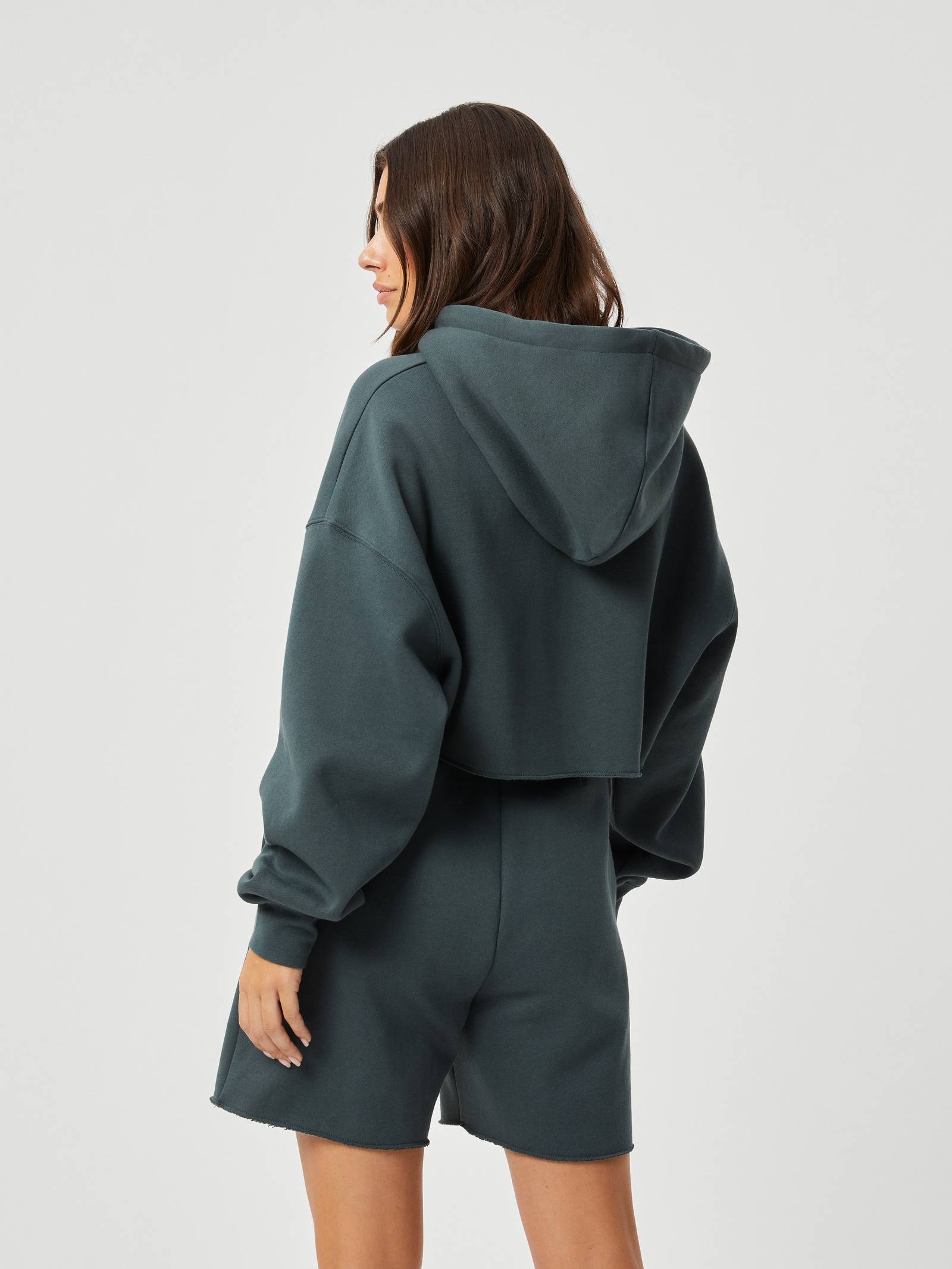 Studio Oversized Cropped Hoodie image 3