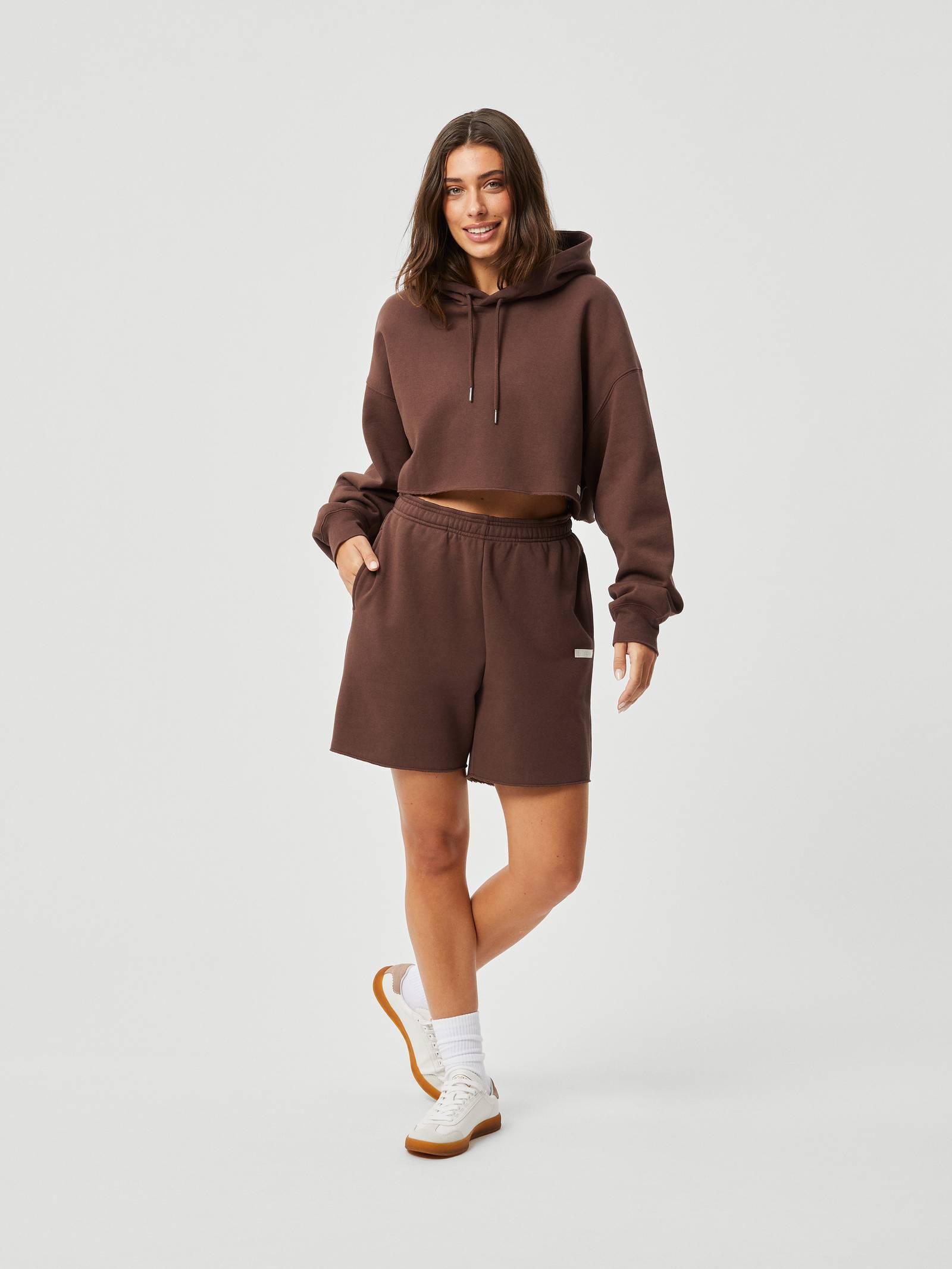 Studio Oversized Cropped Hoodie image 3