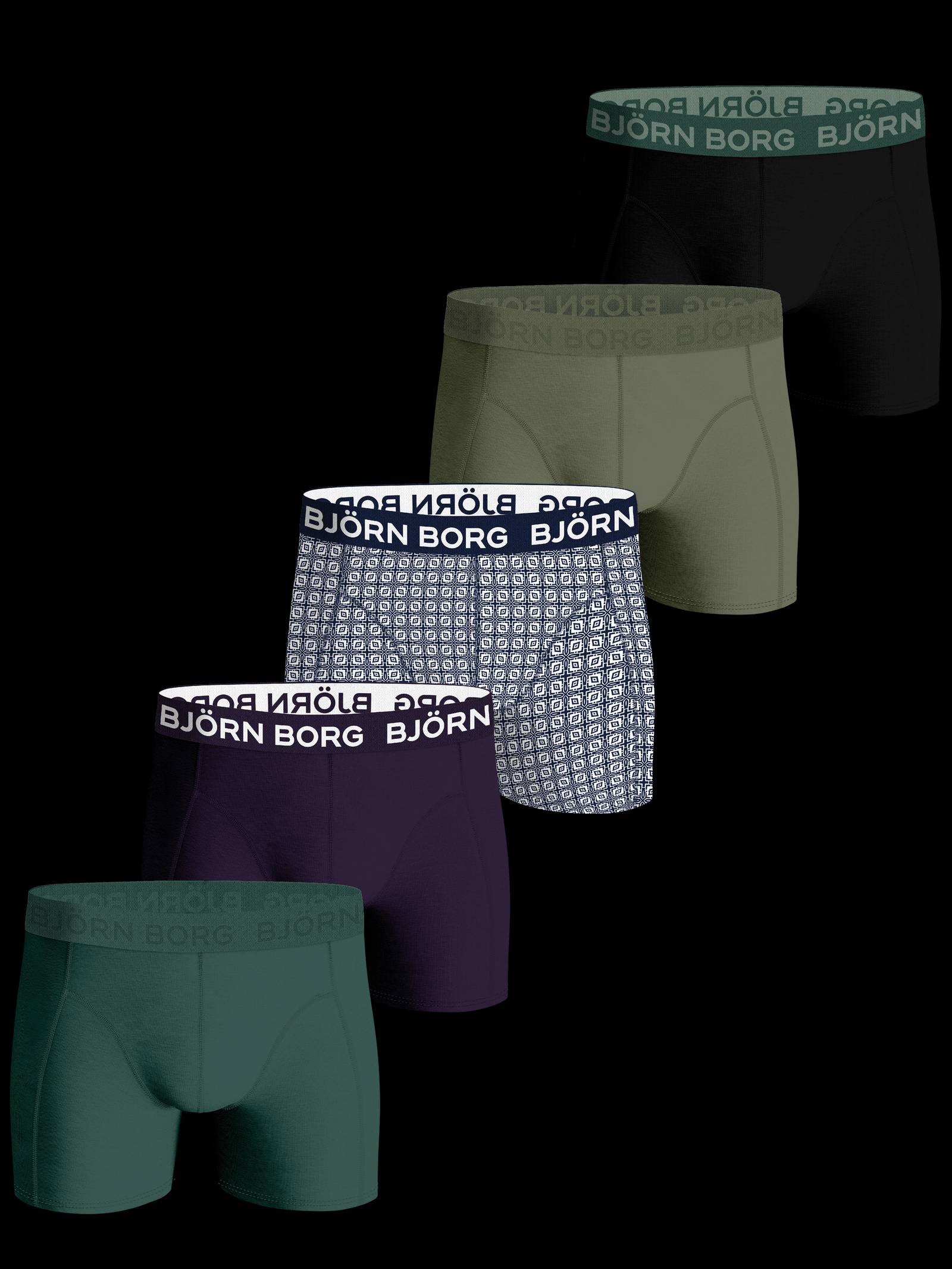Cotton Stretch Boxer 5-pack image 1