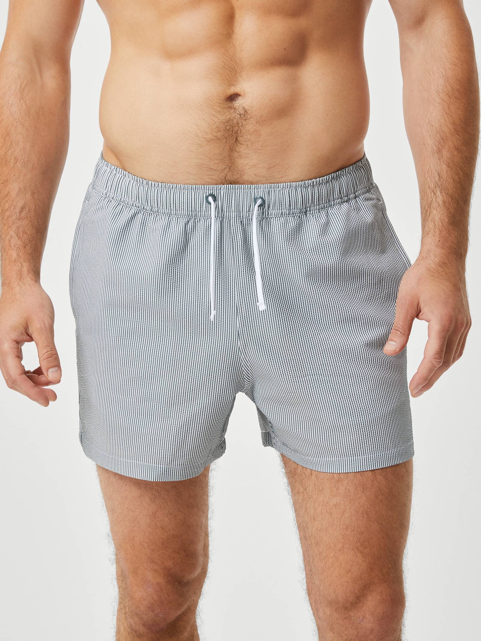 Borg Seersucker Swim Shorts image 2