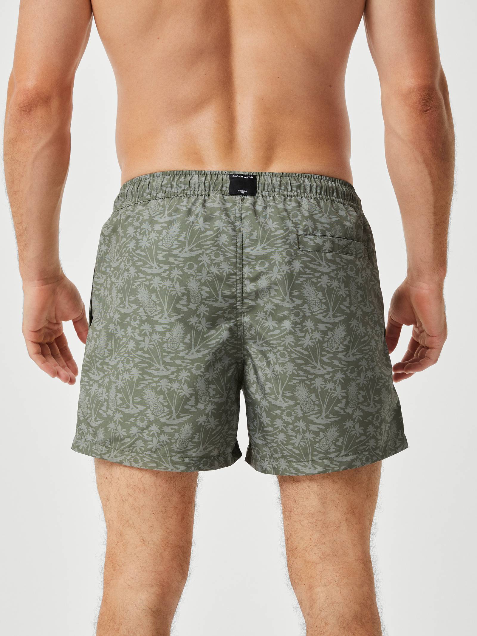 Borg Print Swim Shorts image 3